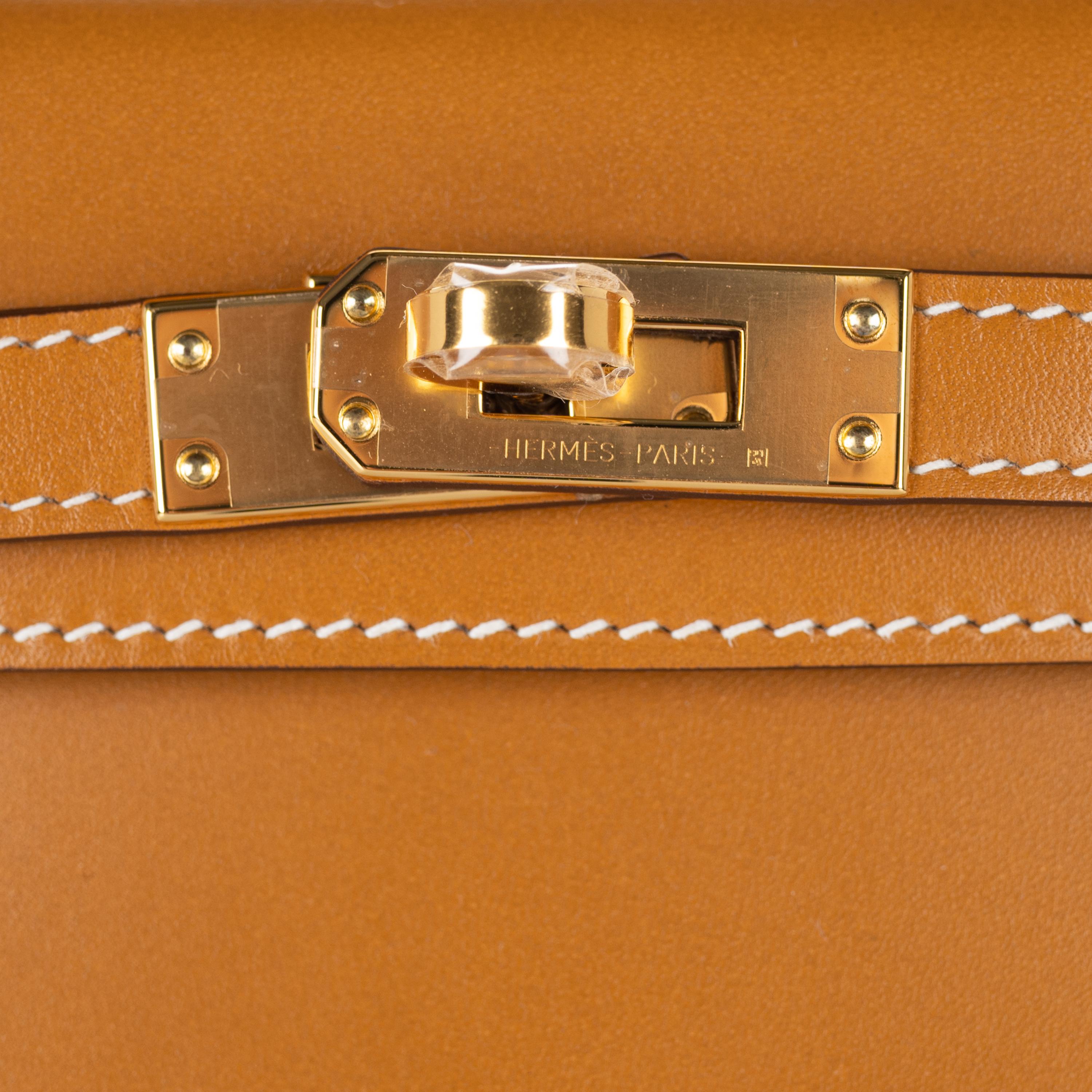 Hermès 20cm Kelly Mini Naturel Sable Butler Gold Hardware 2021 4