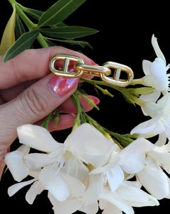 Hermès 20th Century 18K Yellow Gold Brooch Chaine D'Ancre Numbered