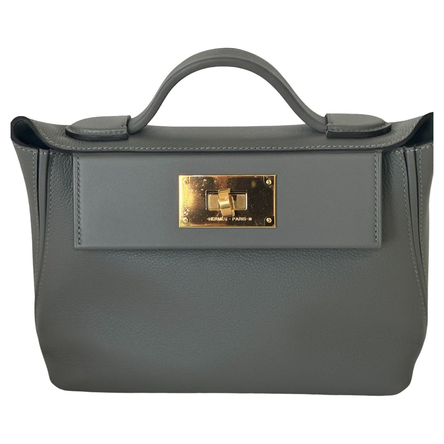 HERMÈS Limited Edition Kelly Colormatic 25 handbag in Nata, Chai, Blue  Brume, Lime, Cuivre and Mauve Sylvestre Swift leather with Gold hardware  [Consigned]-Ginza Xiaoma – Authentic Hermès Boutique
