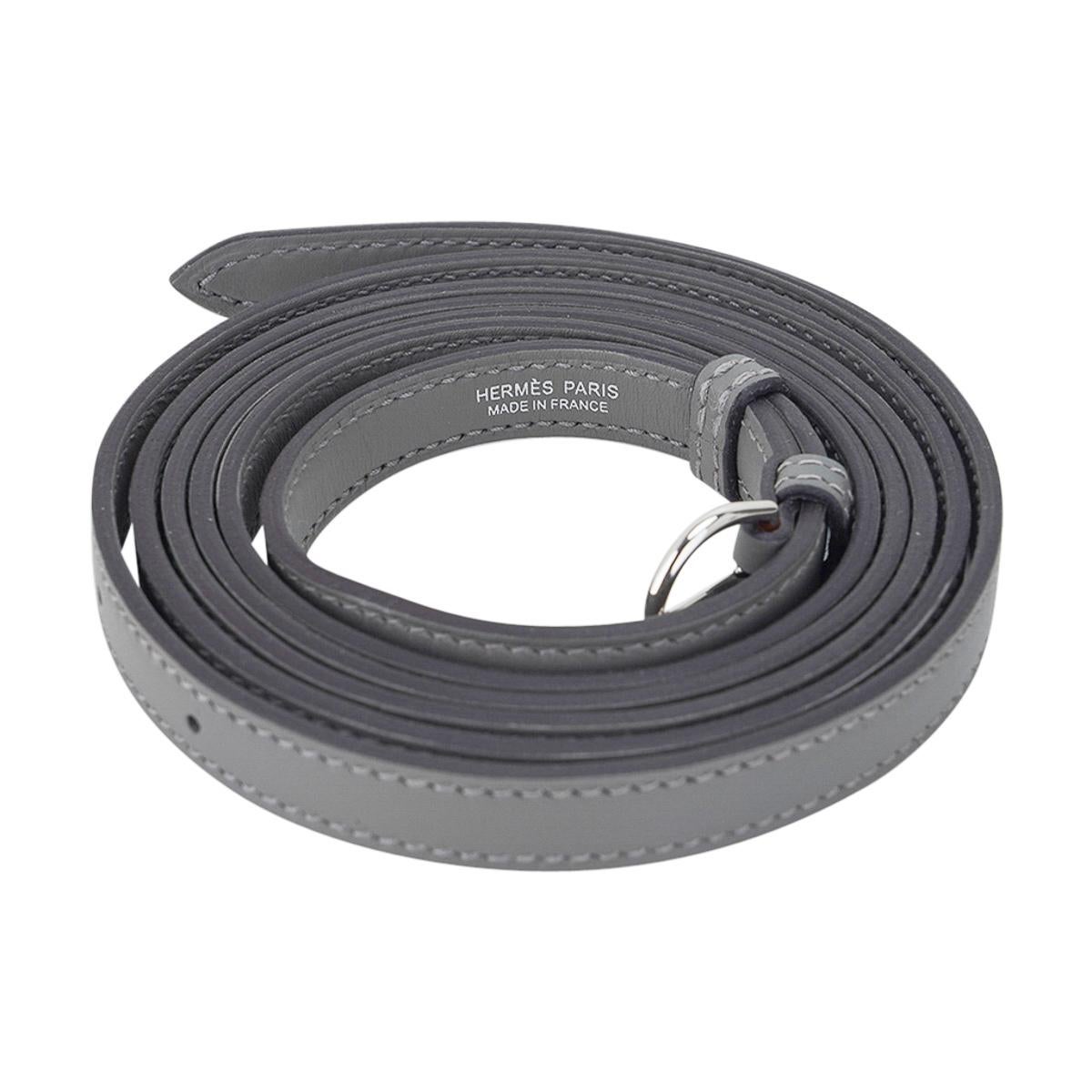 24/24 21 Mini-Tasche Gris Meyer Evercolor / Swift Leder Palladium-Hardware 4