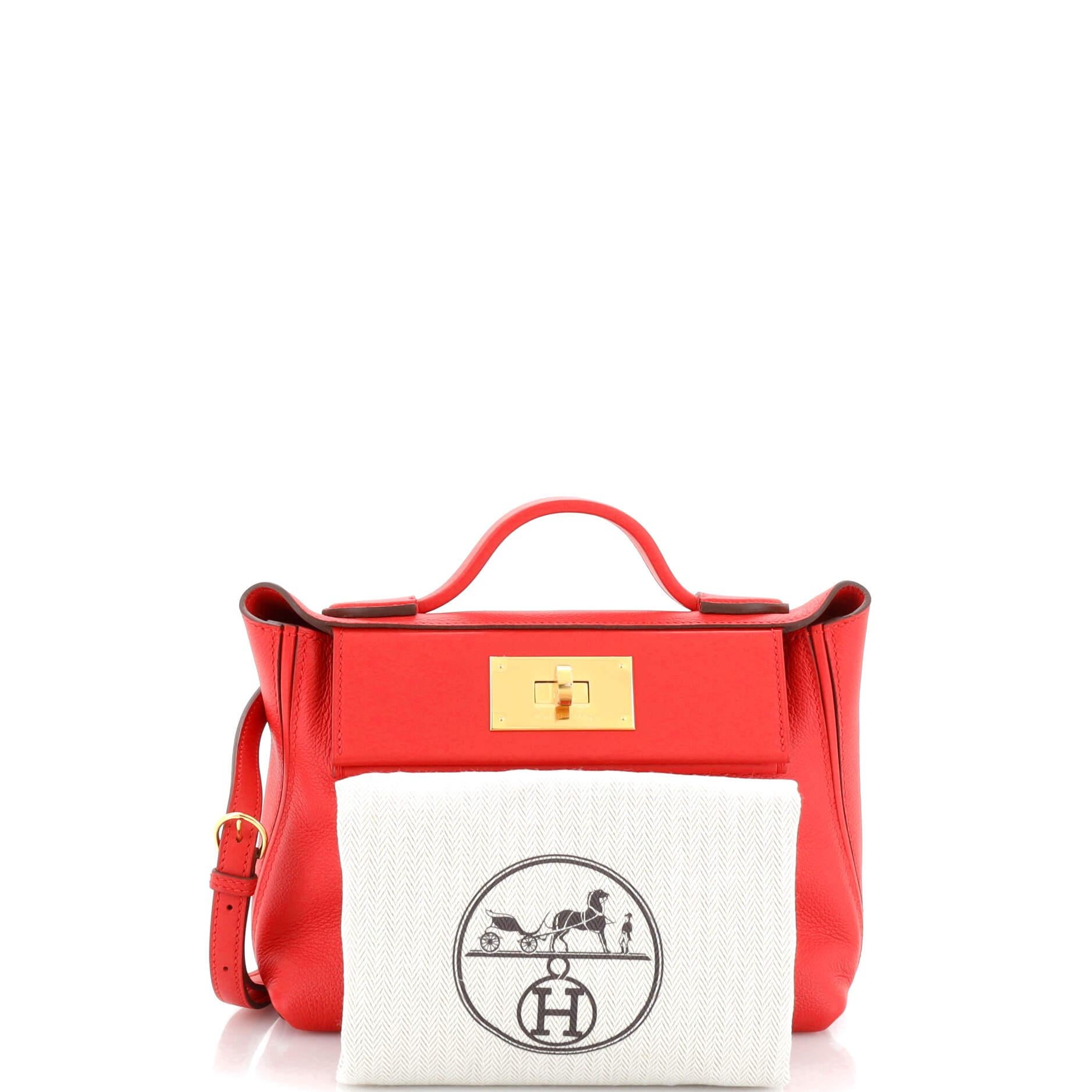 Condition: Great. Creasing on exterior and strap, minor wear on handle, light scuffs and indentations underneath flap and in interior, scratches on hardware.
Accessories: Dust Bag, With Strap
Measurements: Handle Drop 2