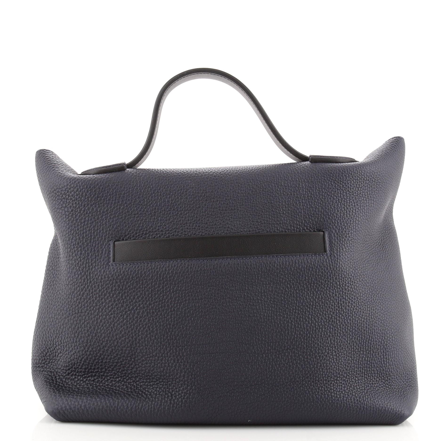 Black Hermes 24/24 Bag Togo with Swift 35
