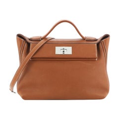 Hermes 24/24 Handbag Barenia Faubourg with Swift 29