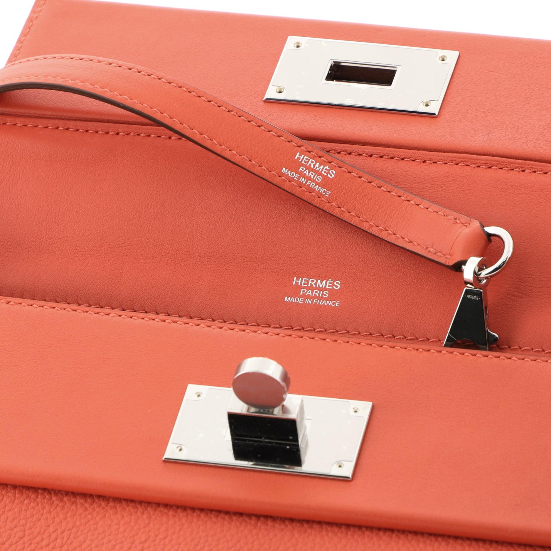 Hermes 24/24 Handbag Togo with Swift 29 In Good Condition In NY, NY