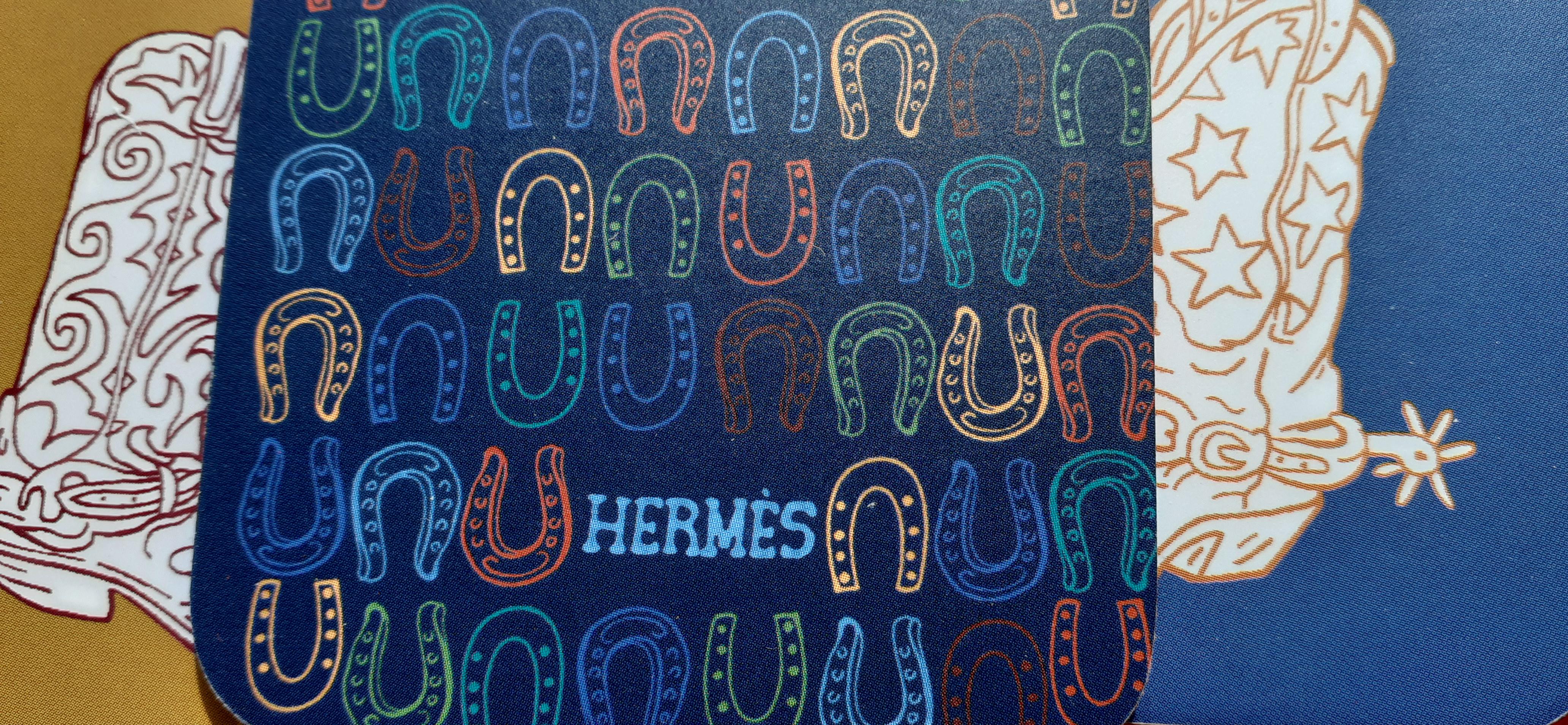 Hermès 24 Karten Reiten Thema Western Texas Geist Memory Spiel im Angebot 5