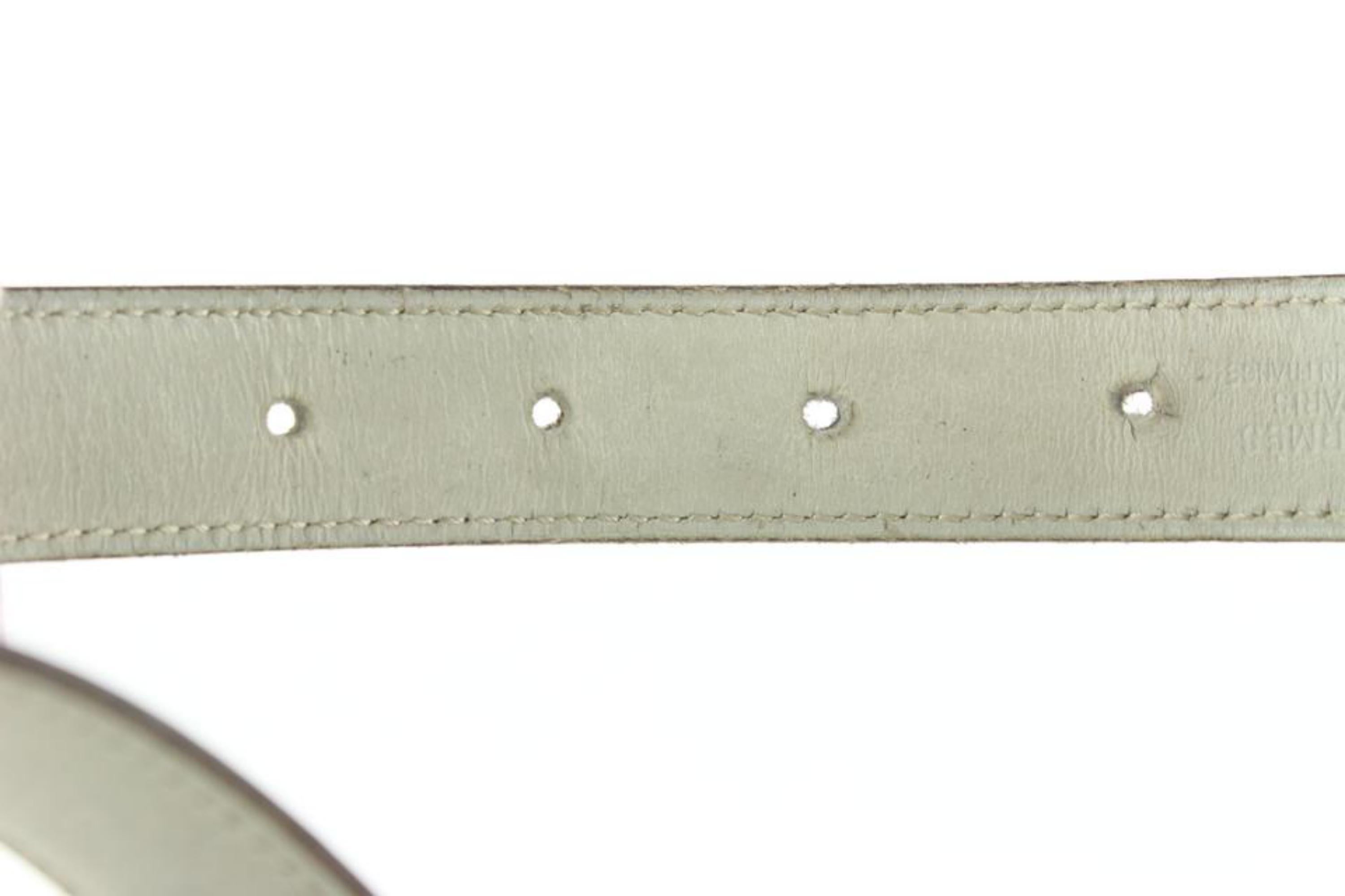 Hermès 24mm Reversible H Logo Belt Kit Silver Constance  39H0R For Sale 4