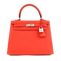 Hermès 25 cm Rose Jaipur Epsom  Kelly Sellier