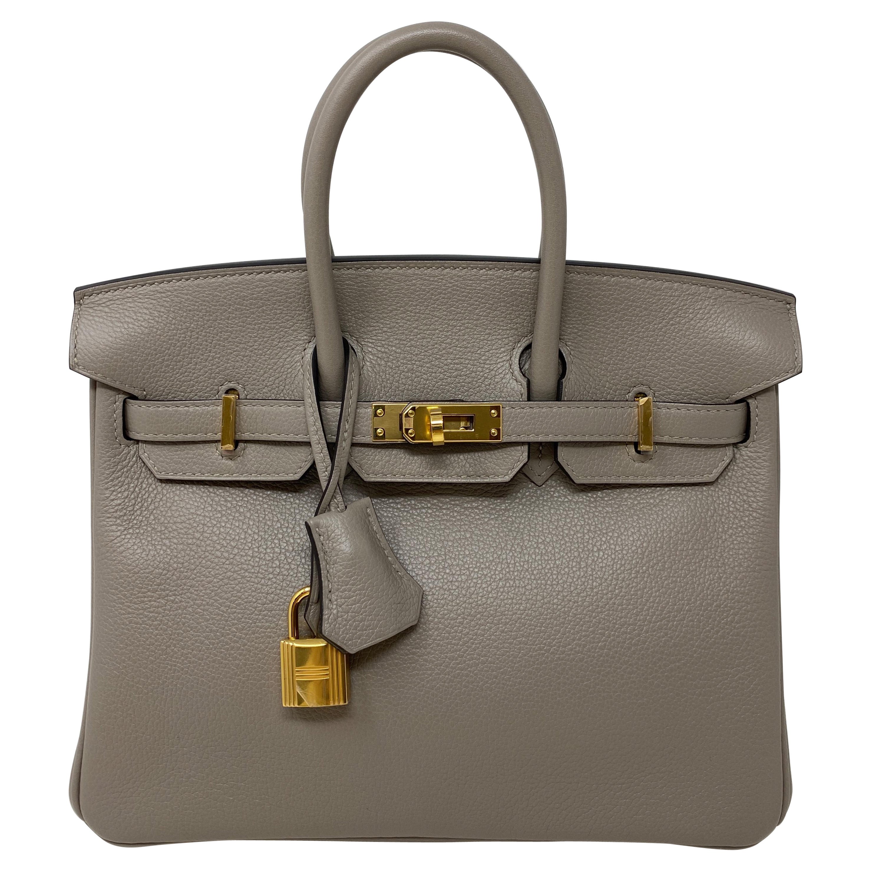 Hermes 25 Gris Asphalte Birkin Bag