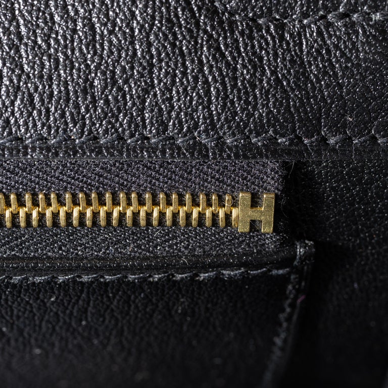 Hermès 25cm Birkin Black Togo Rose Gold Hardware 2022 For Sale at ...