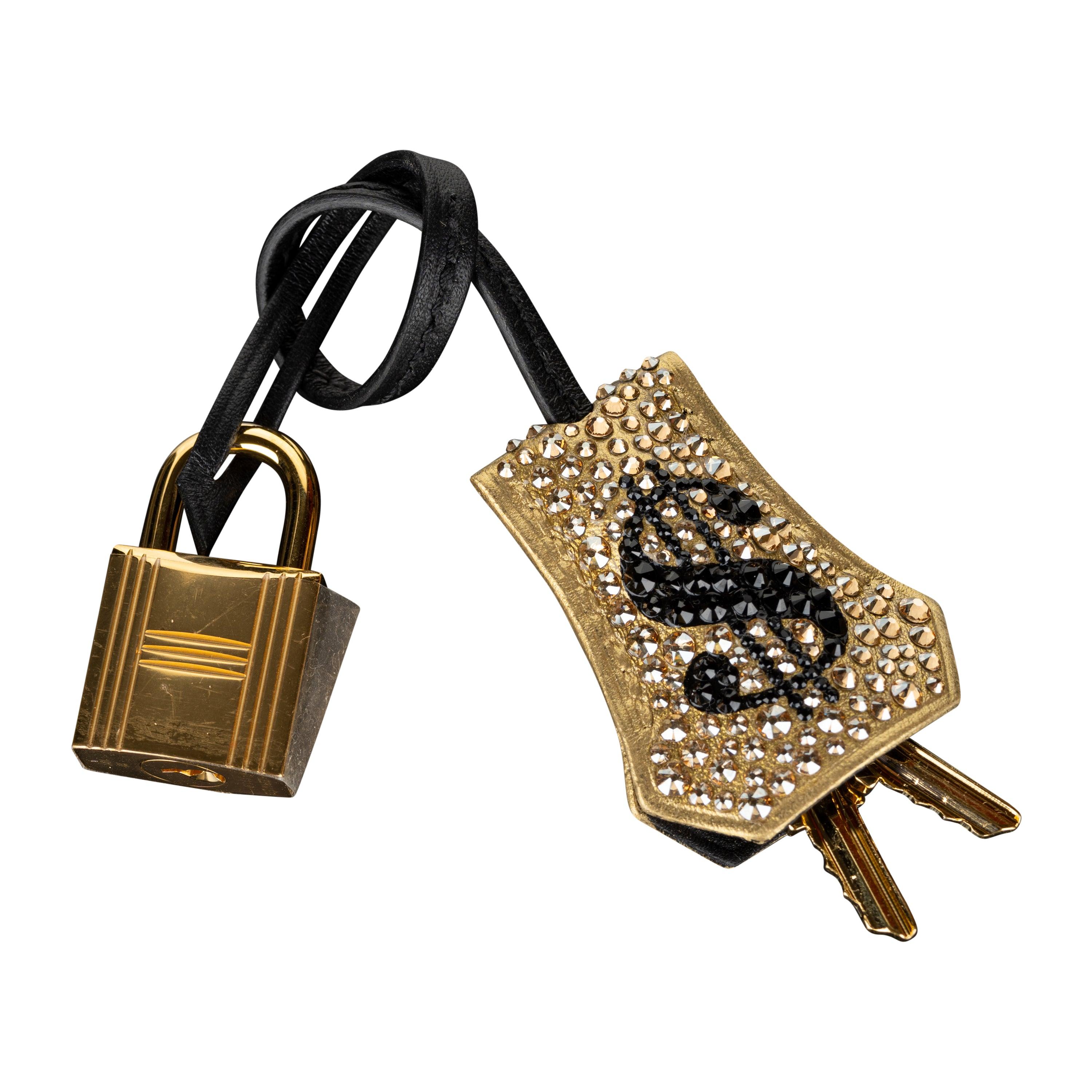 Hermès 25cm Birkin Customized Gold Moneybags Swarovski Crystal Gold Hardware For Sale 14