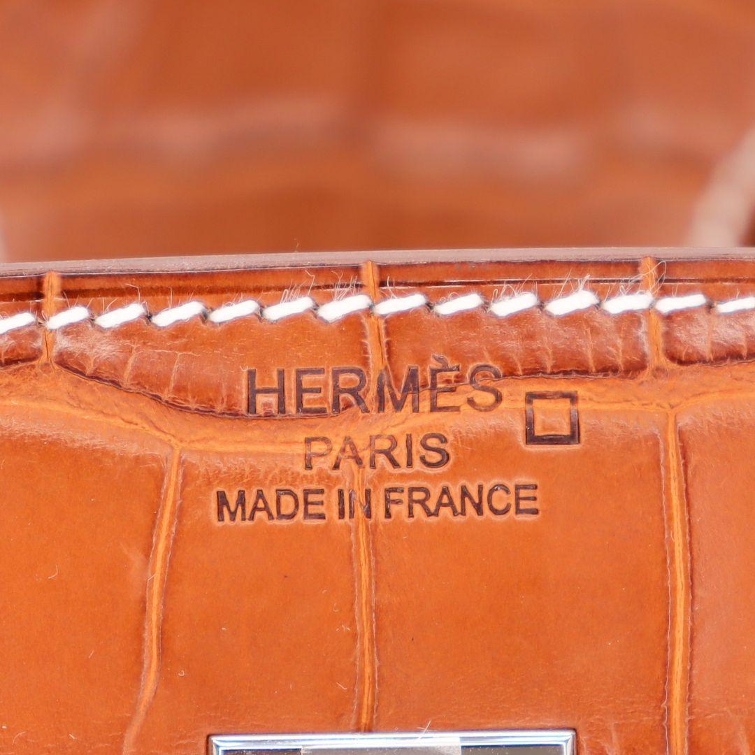 Hermès 25cm Birkin Fauve Matte Alligator Palladium Hardware For Sale 1
