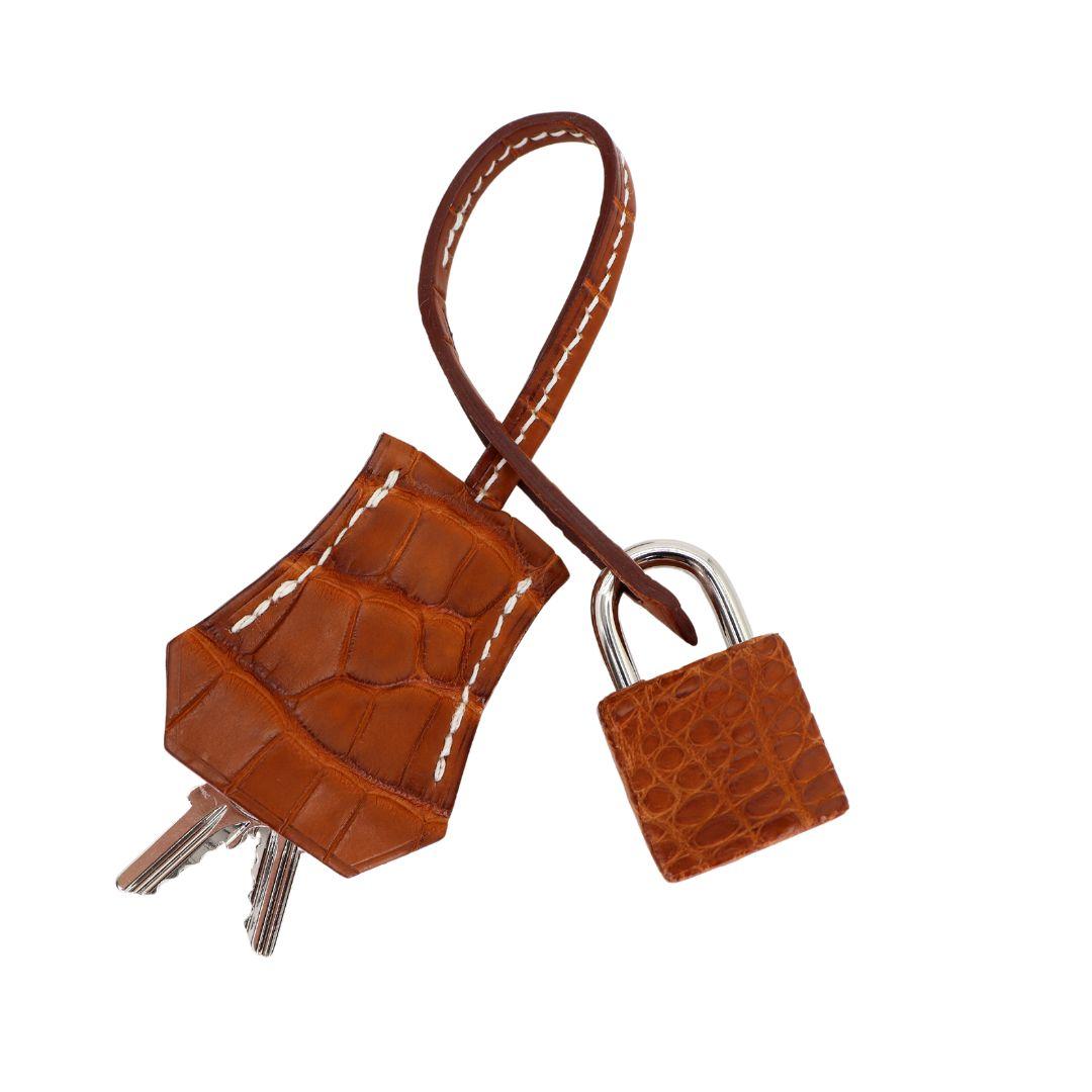 Hermès 25cm Birkin Fauve Matte Alligator Palladium Hardware For Sale 3