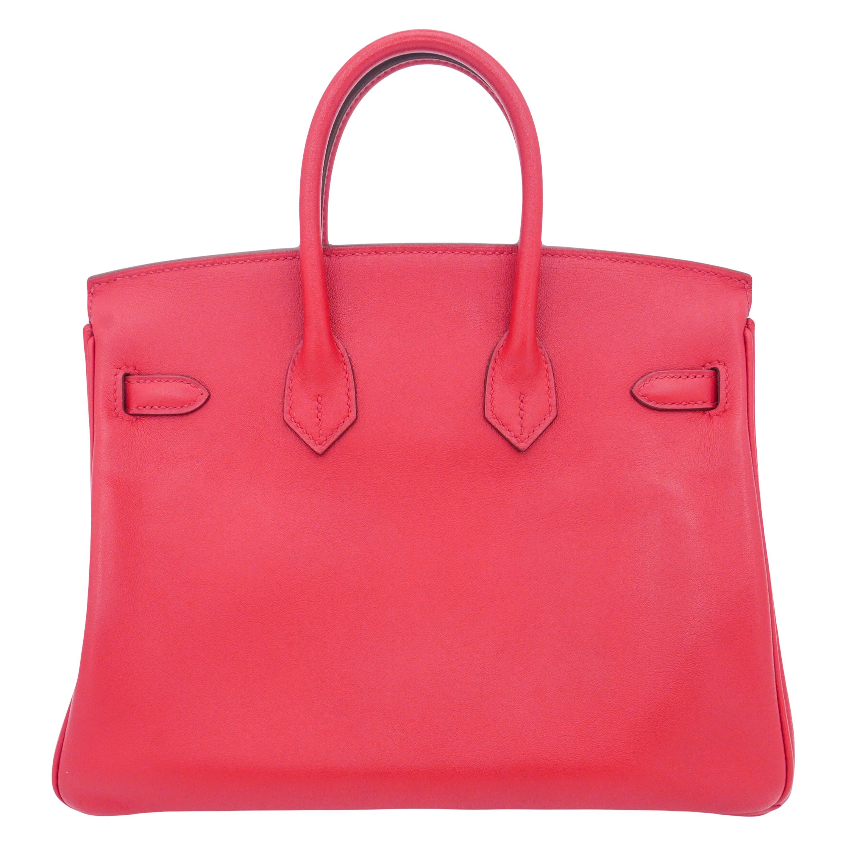 Hermès 25cm Birkin Rouge Piment Swift Leather Gold Hardware In Good Condition For Sale In Santa Rosa Beach, FL