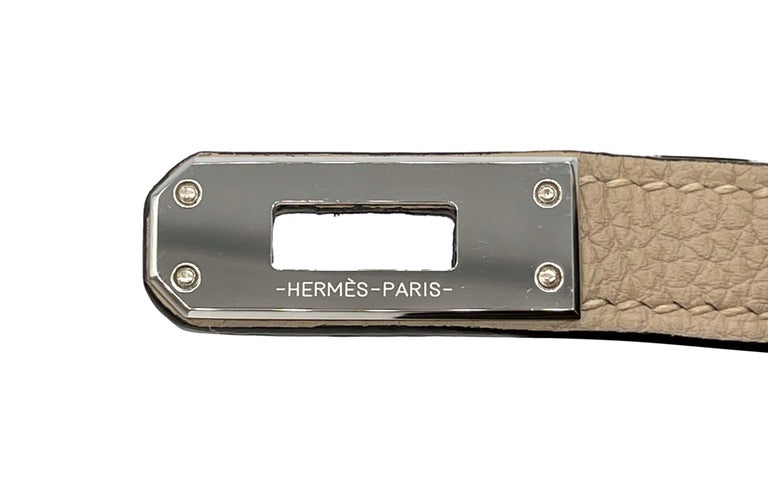HERMÈS, GRIS TOURTERELLE BIRKIN 30CM OF TOGO LEATHER WITH PALLADIUM  HARDWARE, Handbags & Accessories, 2020