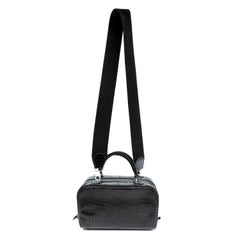 Hermes 26cm Matte Black Niloticus Crocodile Sac ev Vie w PHW