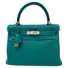 Hermes 28 Kelly Lagoon Bag