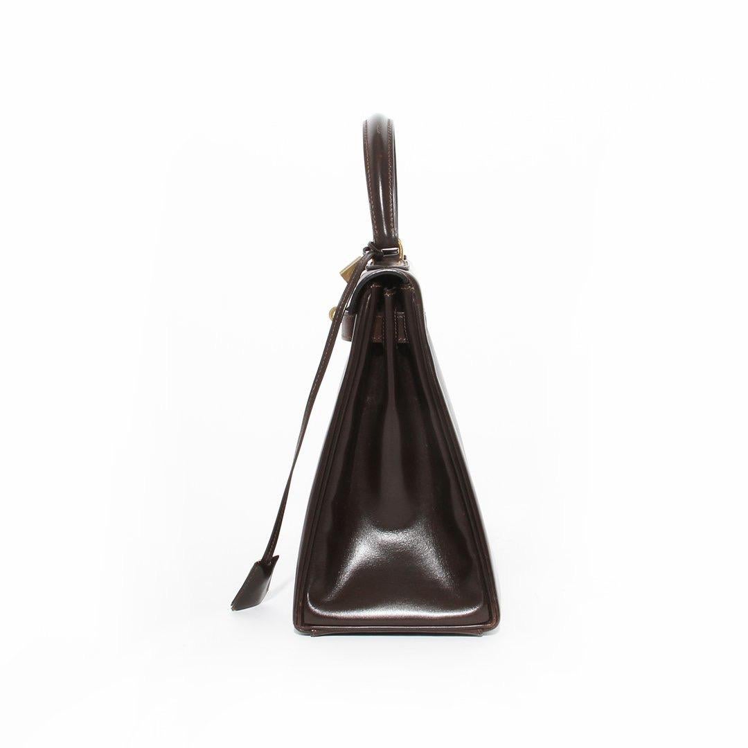 Women's or Men's Hermès 28cm Kelly Handbag Circa 1976