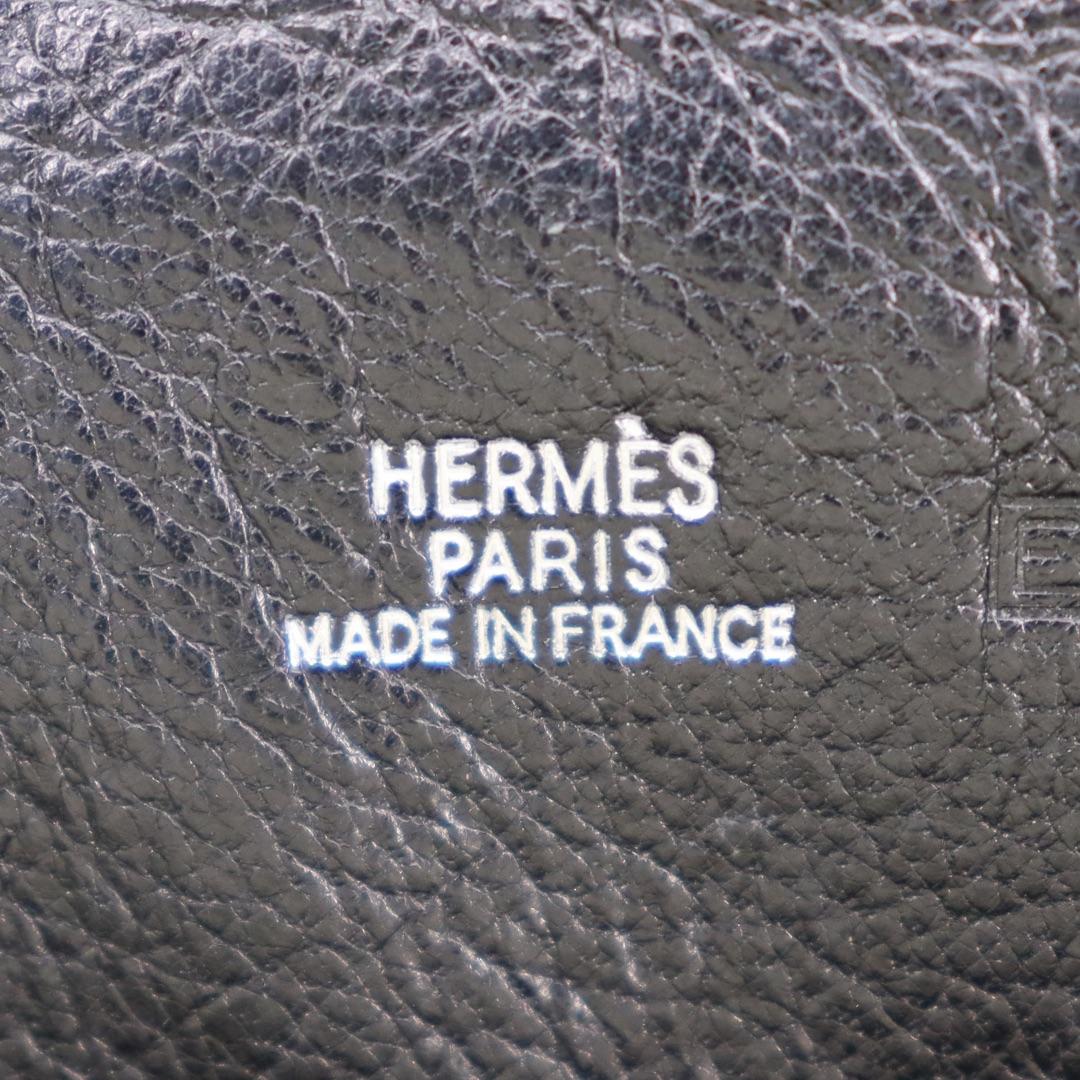 Hermès 28cm Kelly Retourne Dalmatian Buffalo Leather Palladium Hardware For Sale 2