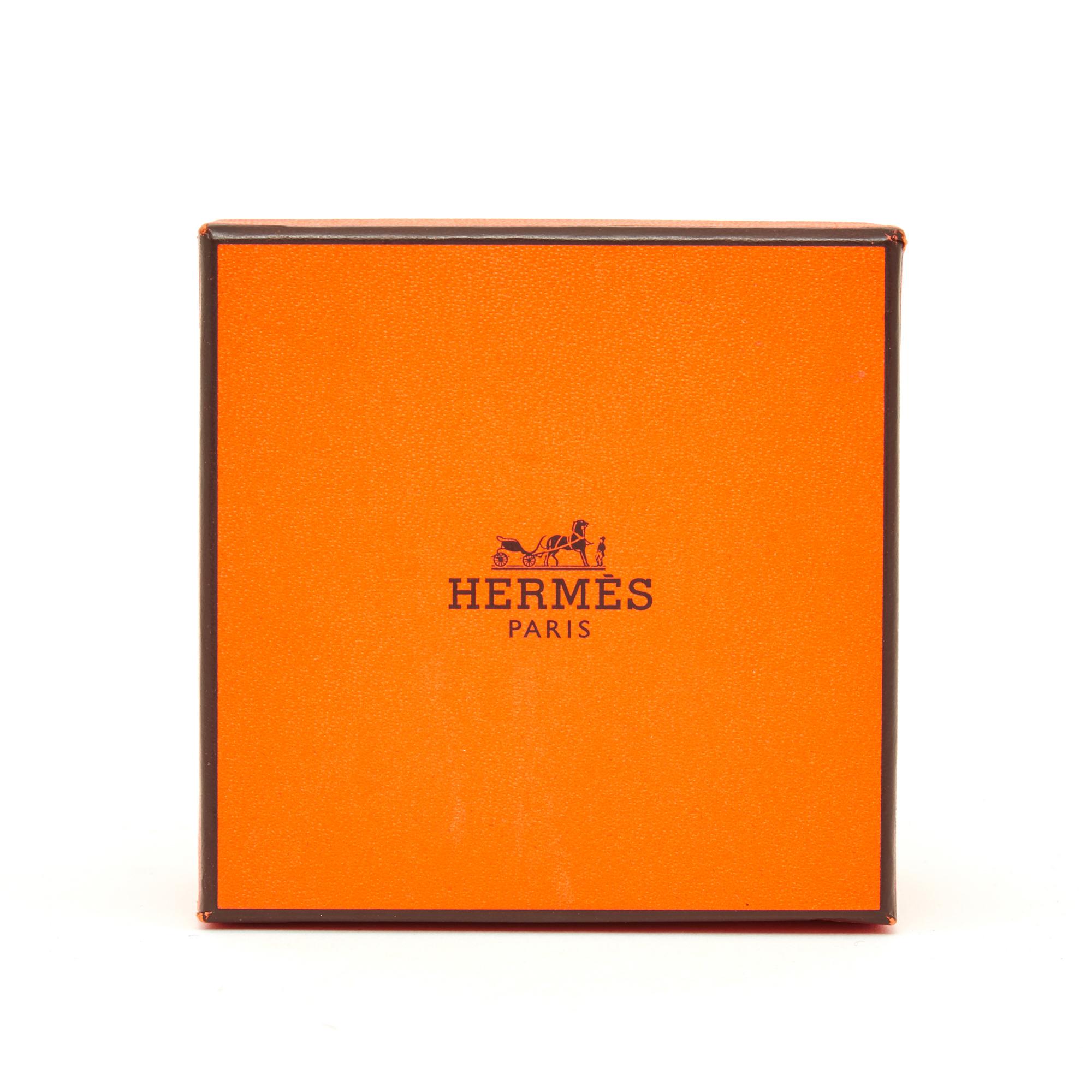 Hermès 3 Bracciale Fin Email Imprime 65 Smalto stampato Bangle stretto x 3 Hermès in vendita 1