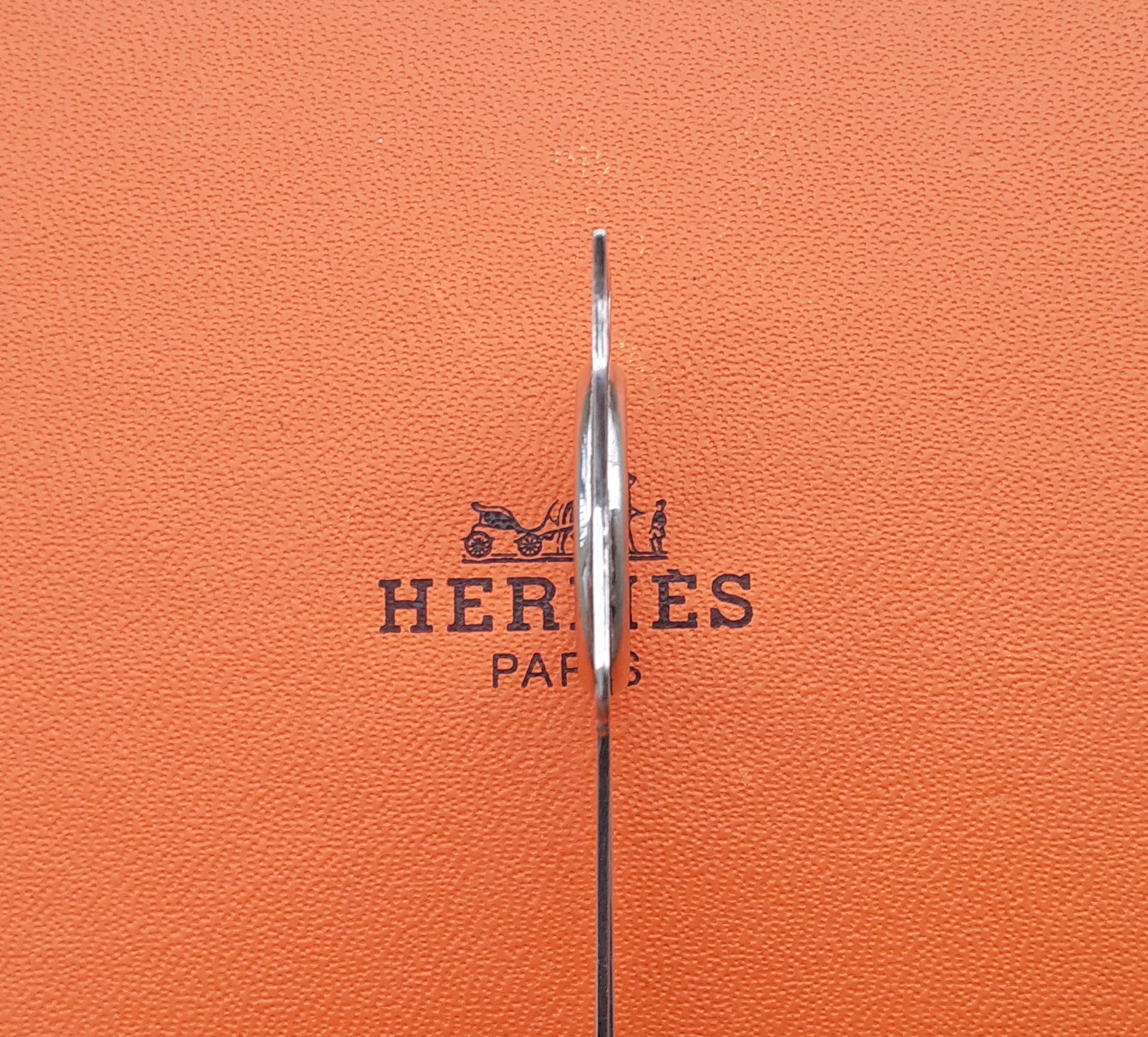 Hermès 3 functions Paperclip Magnifying Glass Bookmark Horse Shaped For Sale 6