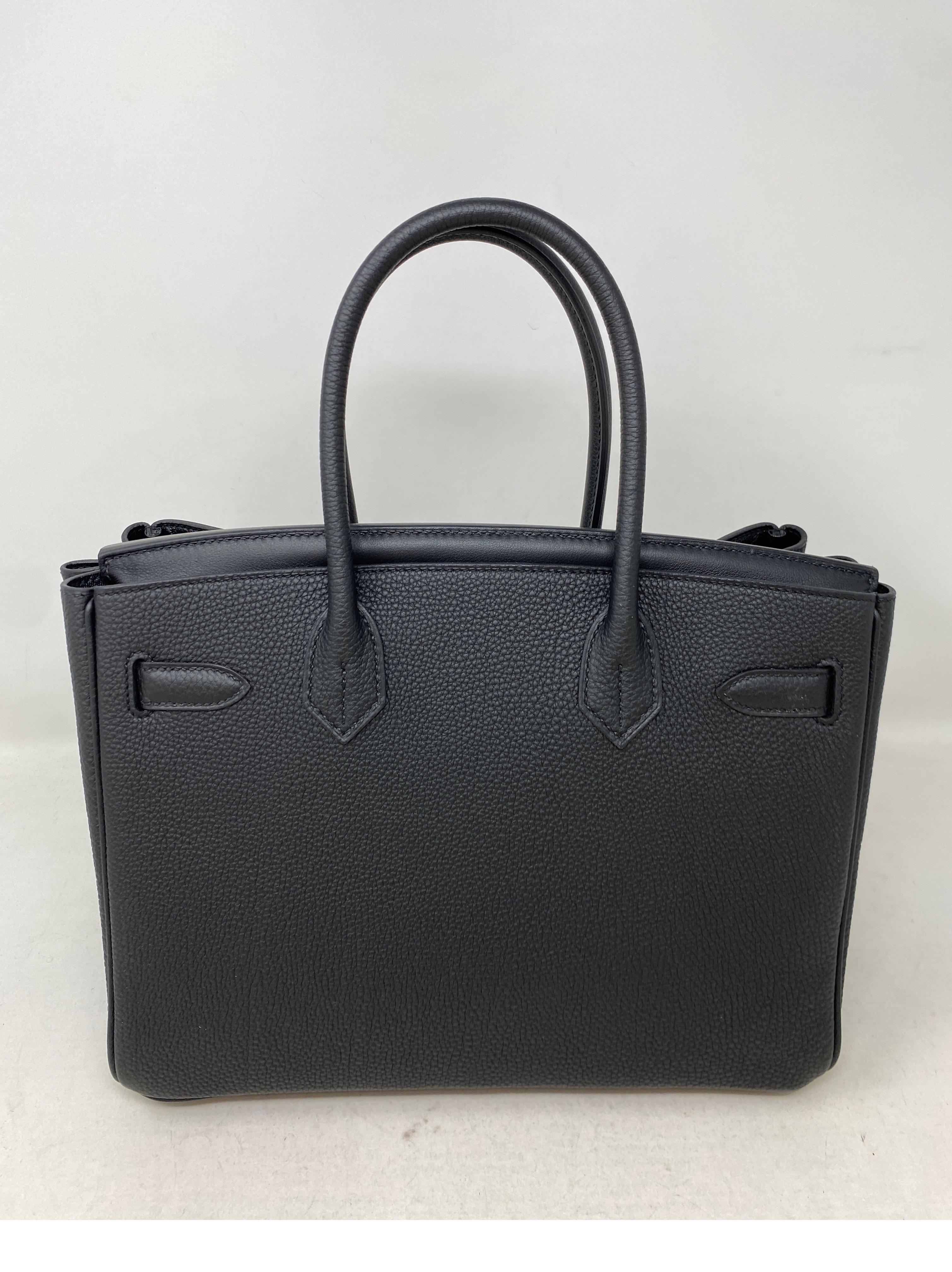 Sac Birkin 30 noir 3 en 1 Hermes  8