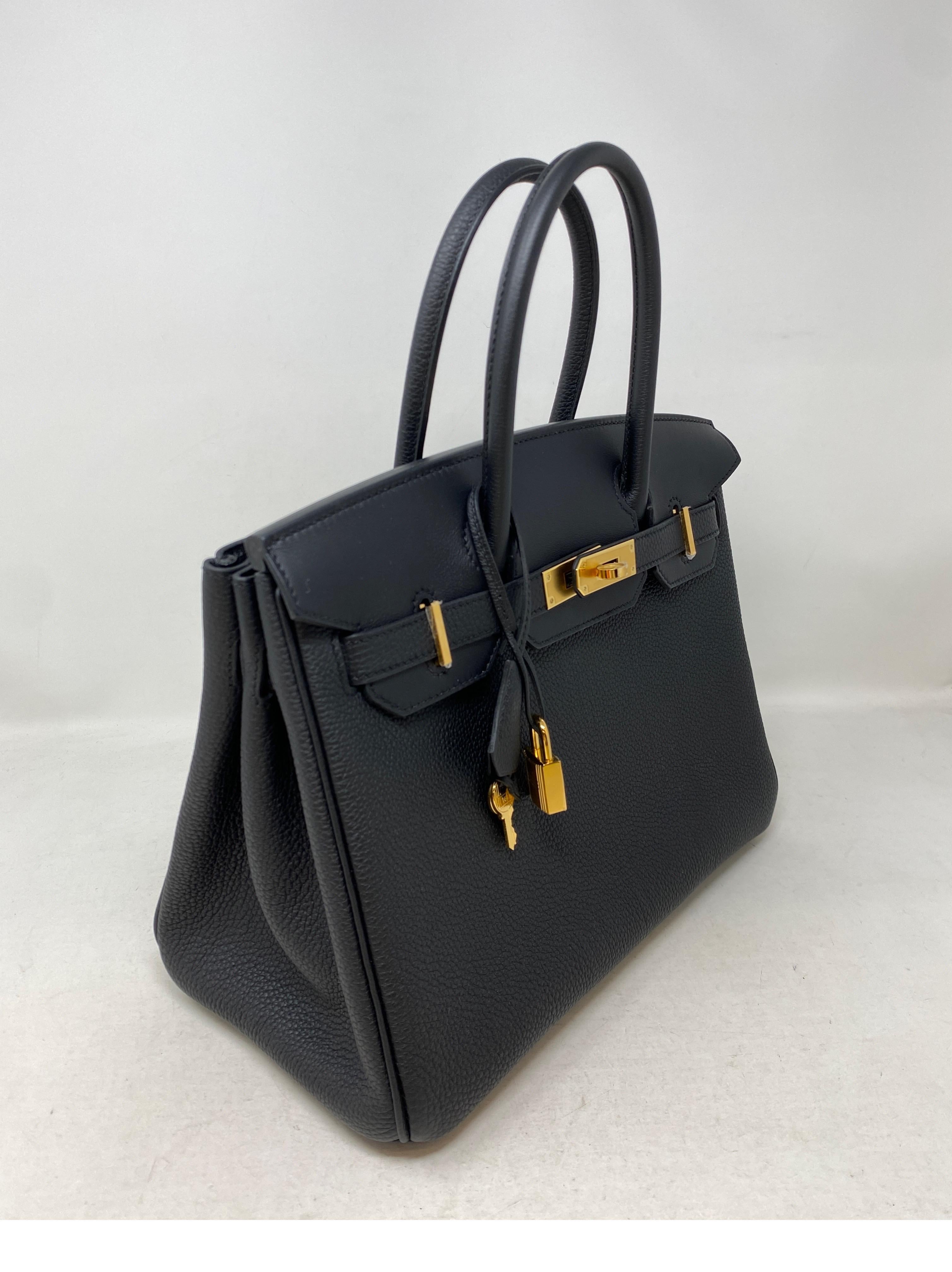 Sac Birkin 30 noir 3 en 1 Hermes  15