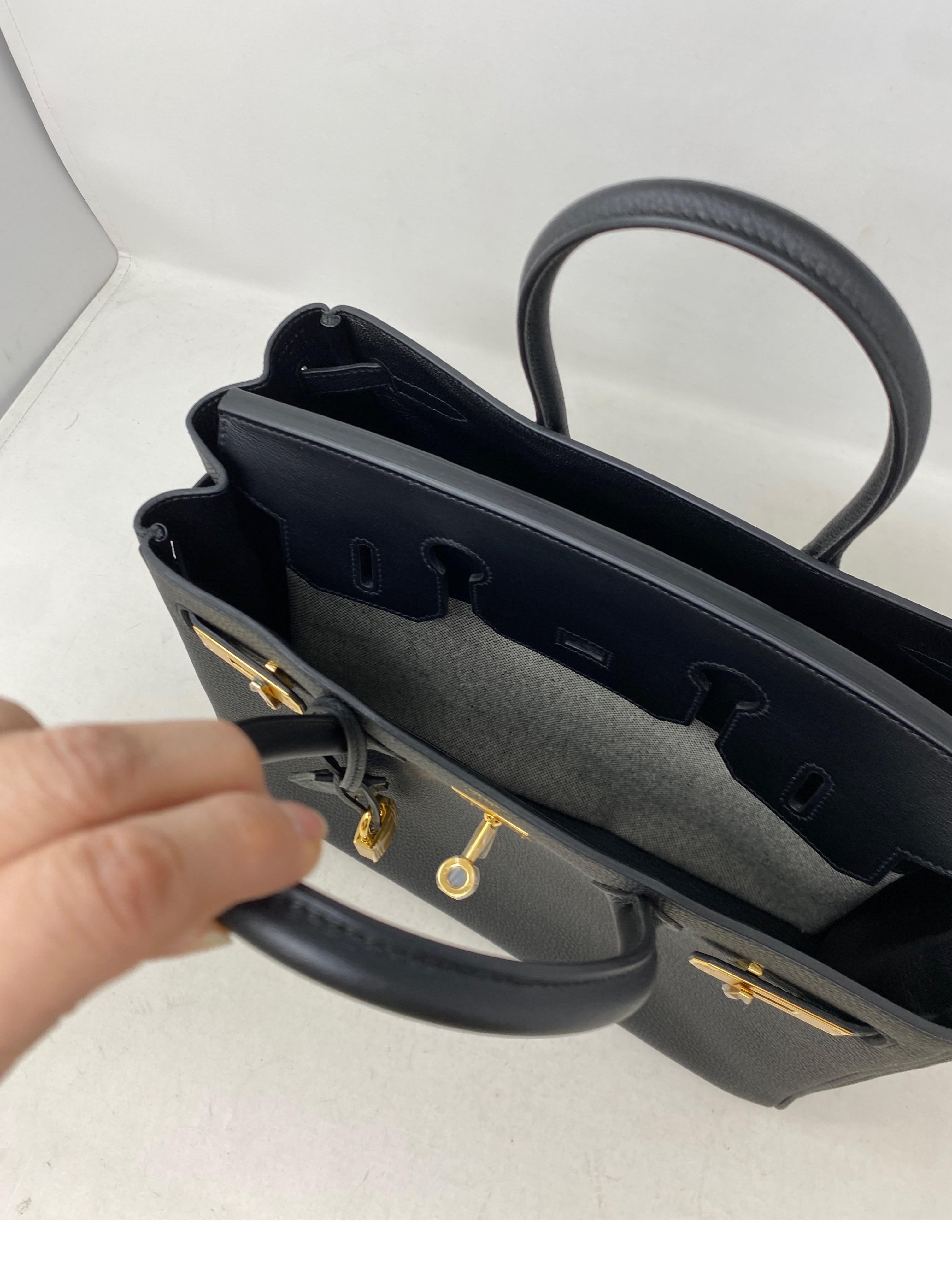 Hermes 30 Black 3 in 1 Birkin Bag In New Condition In Athens, GA