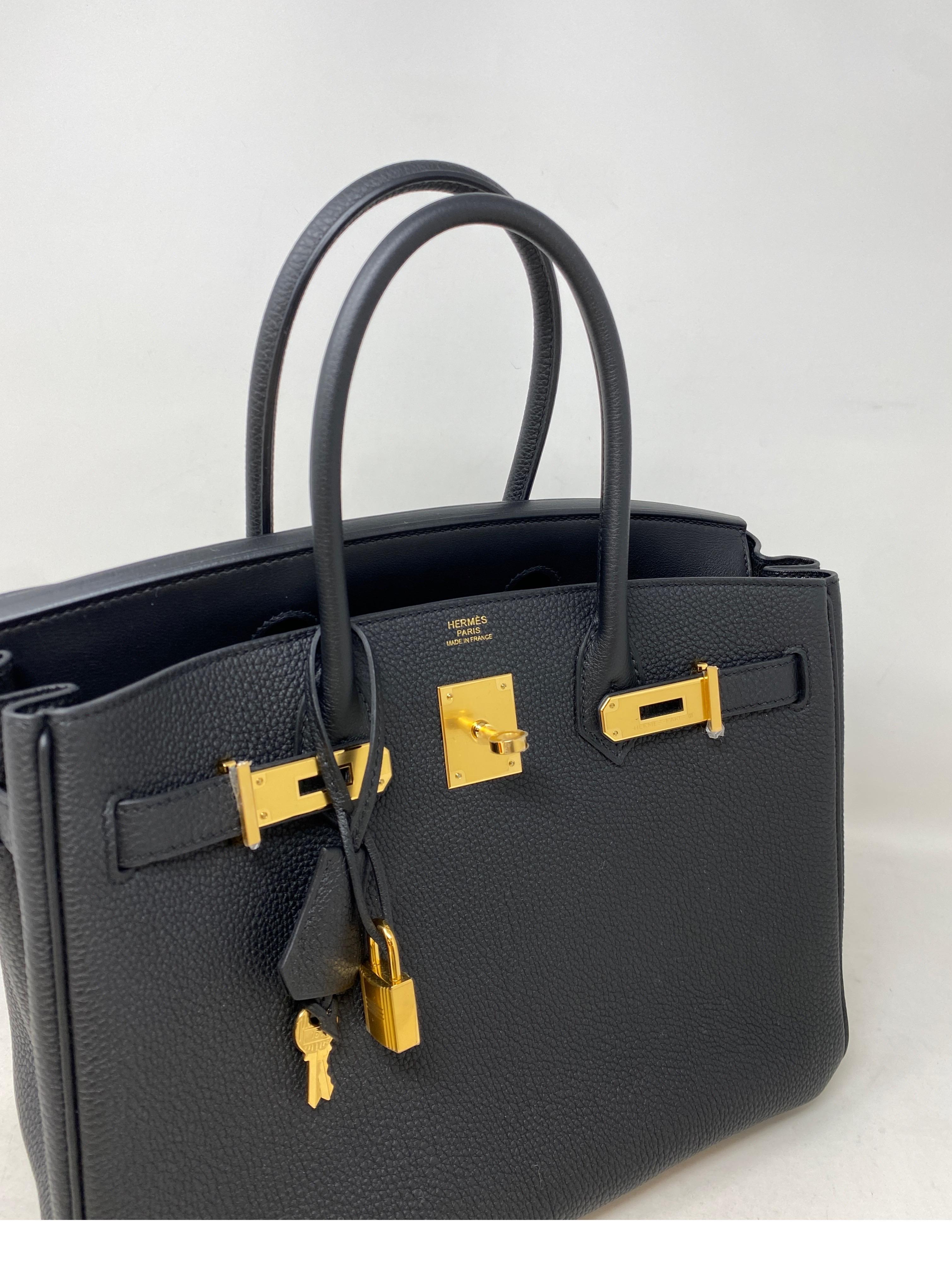 Hermes 30 Black 3 in 1 Birkin Bag  2