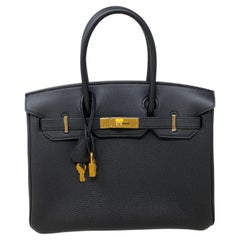 Hermes 30 Schwarze 3 in 1 Birkin-Tasche