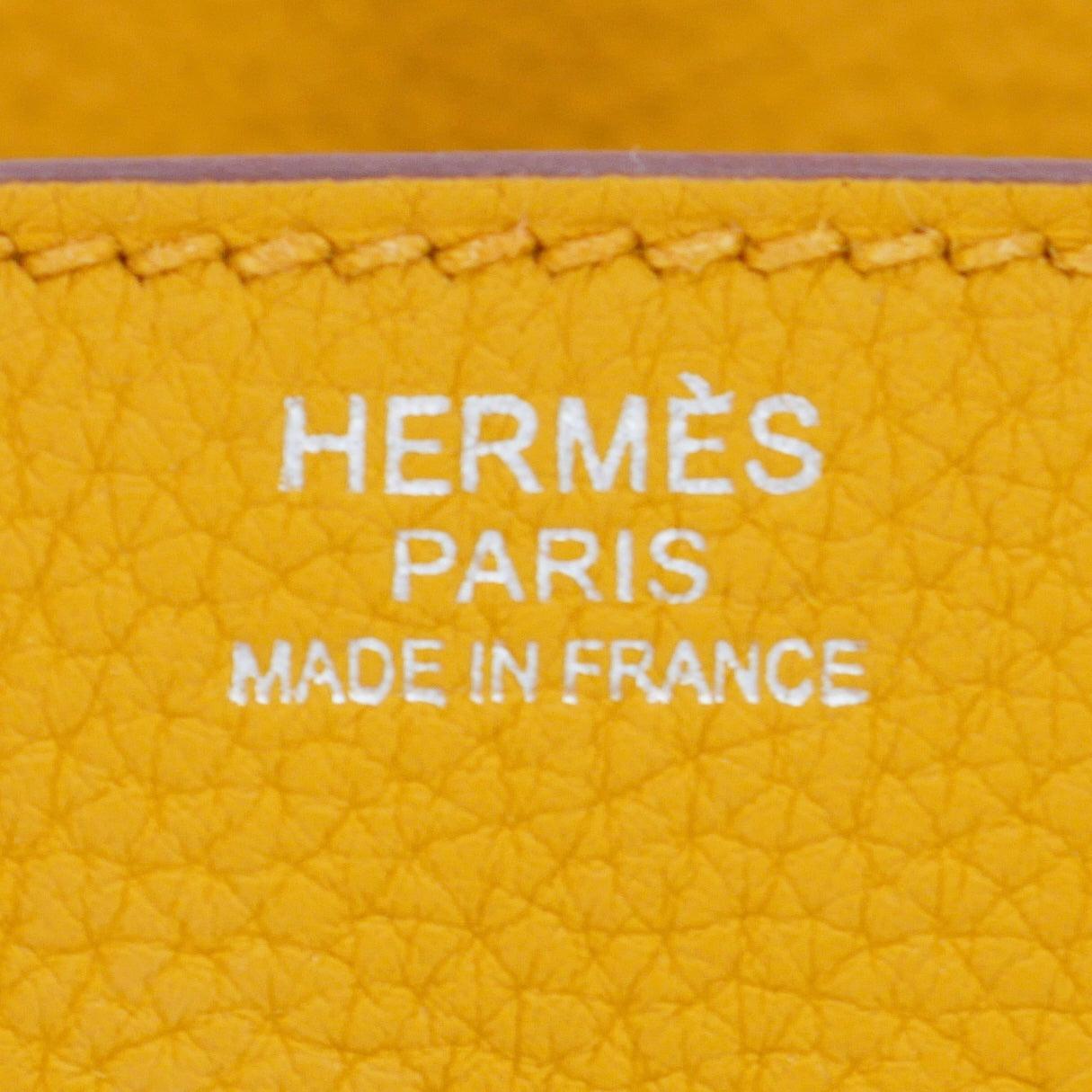 Hermès 30cm Birkin Ambre Togo Leather Palladium Hardware For Sale 1