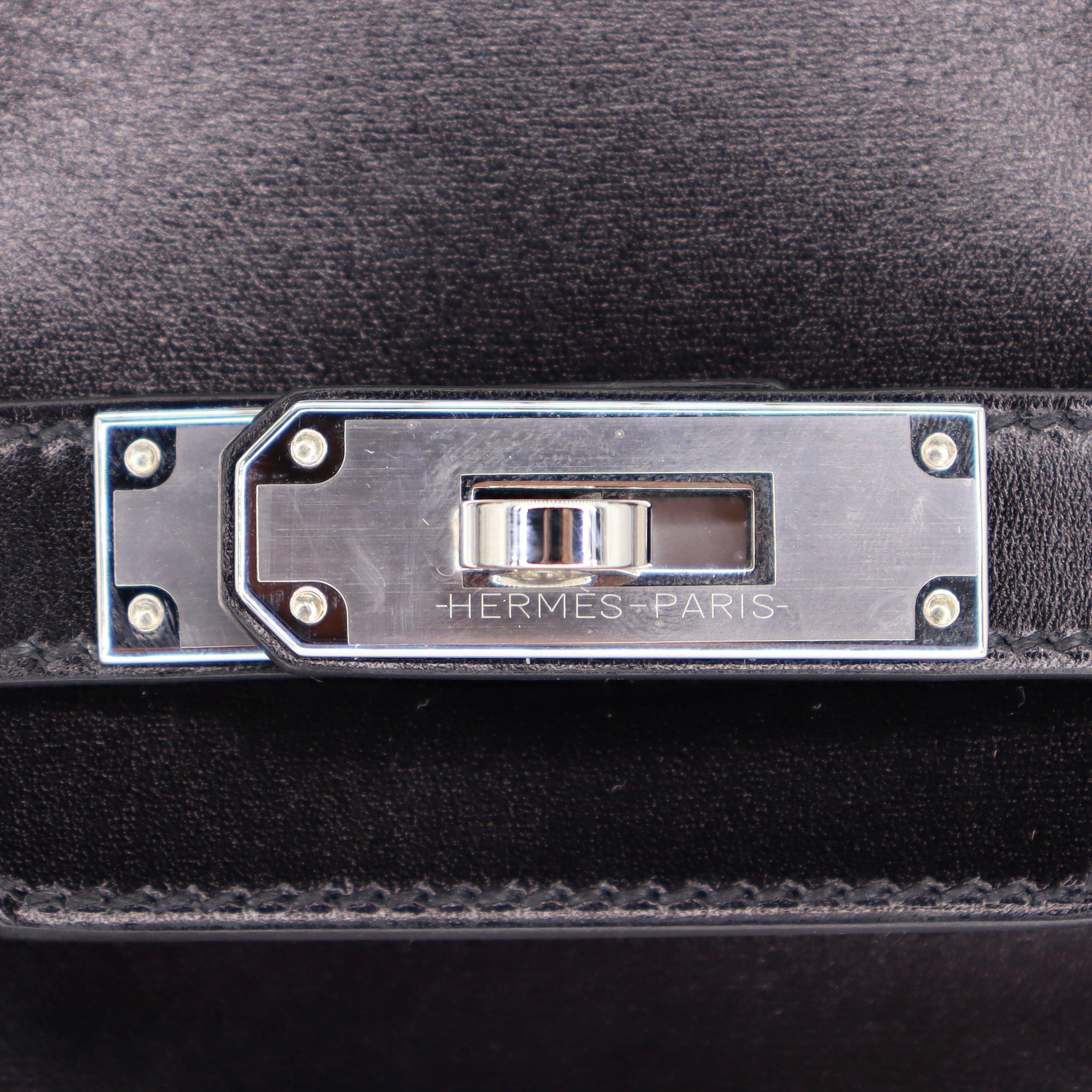 Hermès 30cm Birkin Black Box Calf Leather Palladium Hardware In New Condition For Sale In Santa Rosa Beach, FL