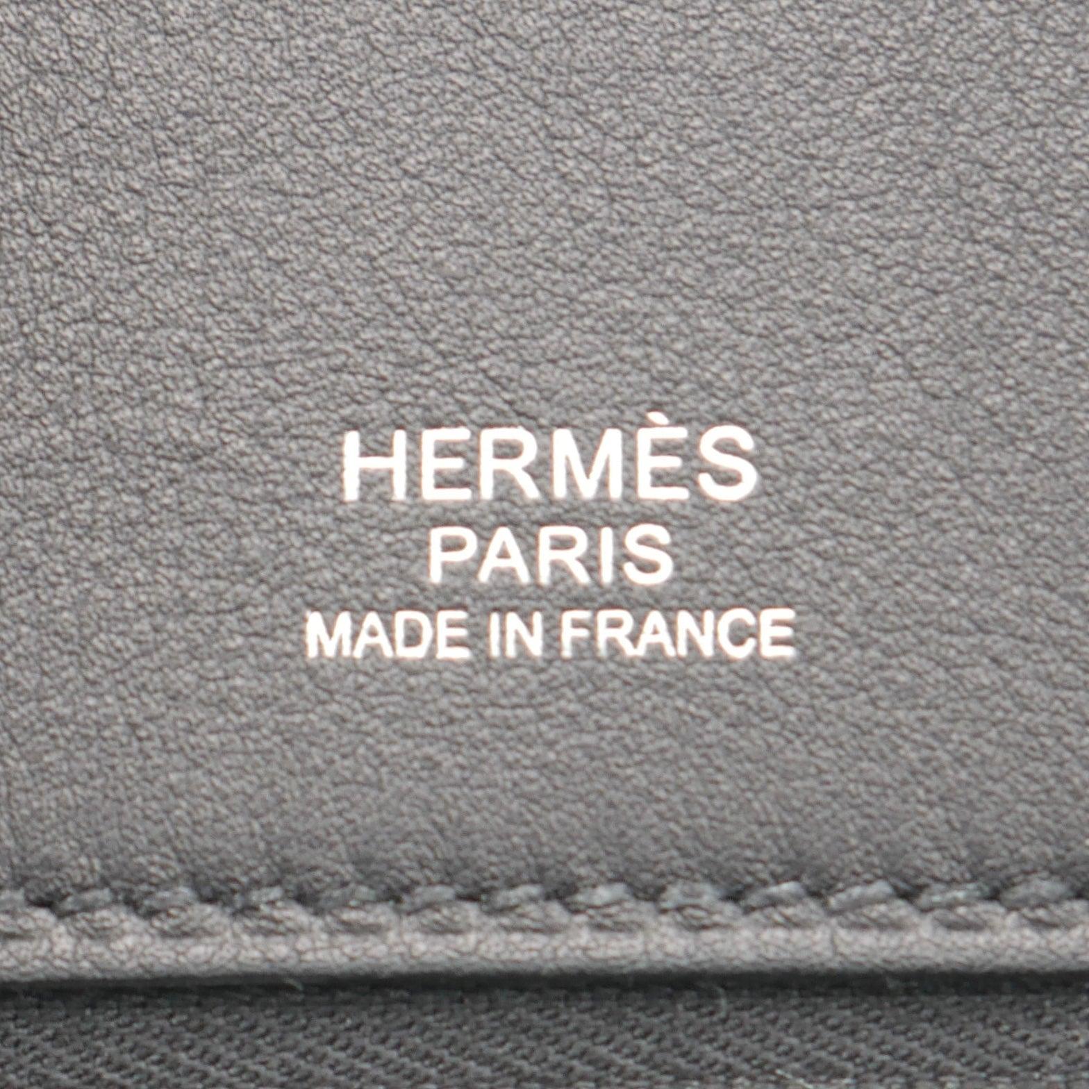 Hermès 30cm Birkin Black Côte à Côte Tuffetage Caban Swift Palladium Hardware For Sale 2