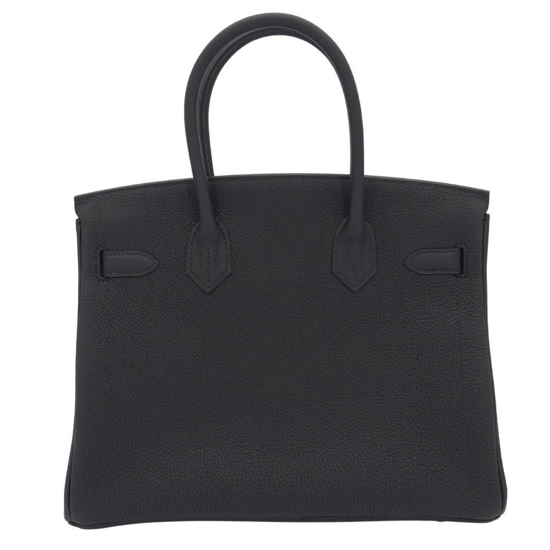 Hermès 30cm Birkin Black Togo Leather Gold Hardware In New Condition For Sale In Santa Rosa Beach, FL