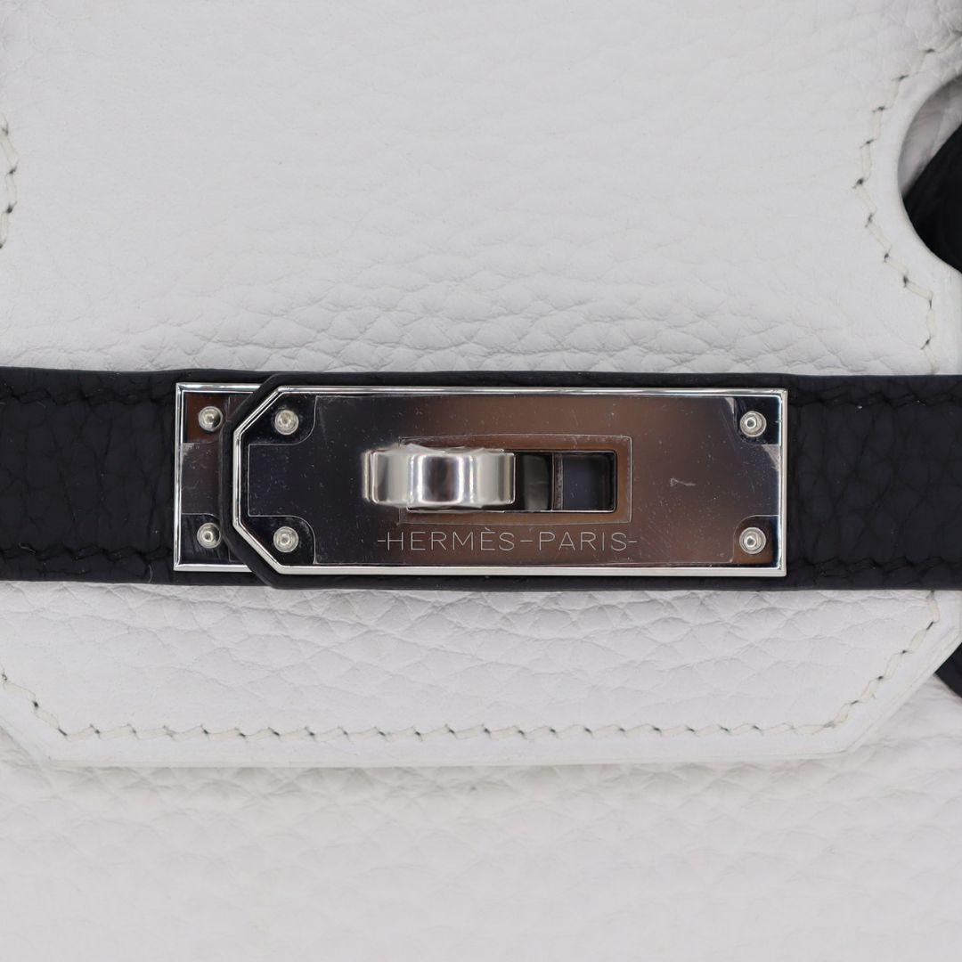 Hermès 30cm Birkin HSS Panda Black/White Clemence Leather Palladium Hardware For Sale 1