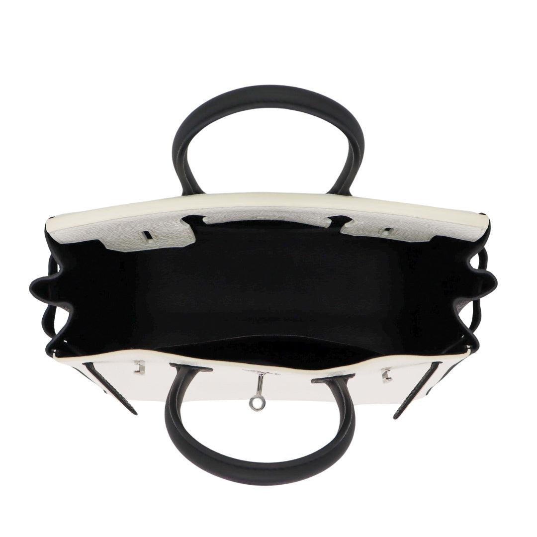Hermès 30cm Birkin HSS Panda Black/White Clemence Leather Palladium Hardware For Sale 2