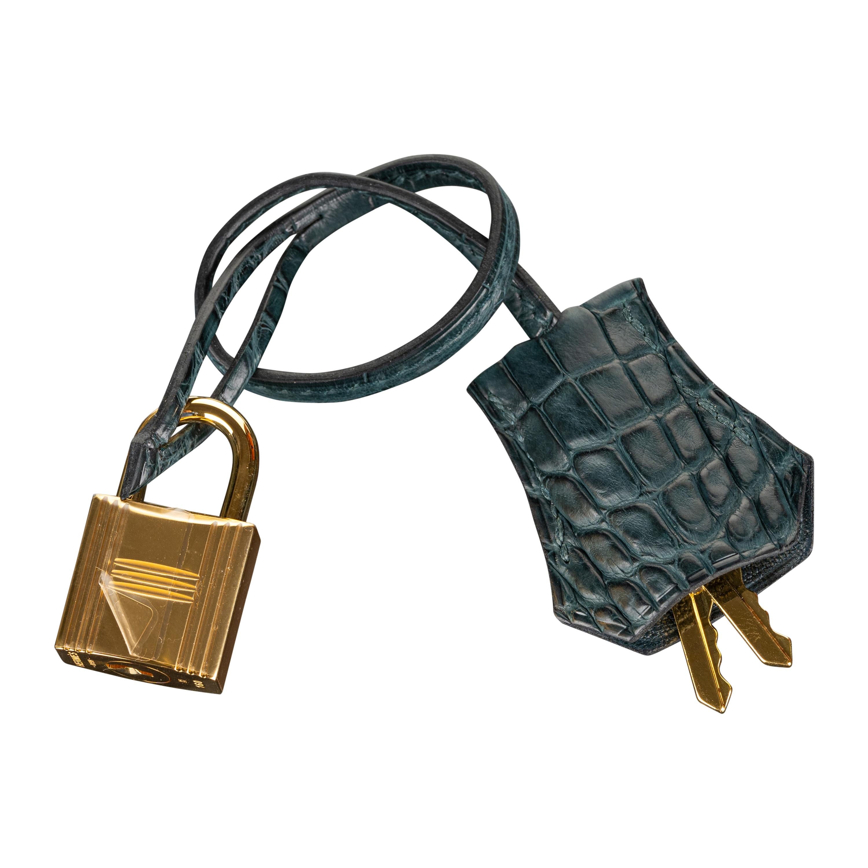 Hermès 30cm Birkin Vert Cypress Touch Gold Hardware 2022 in vendita 14