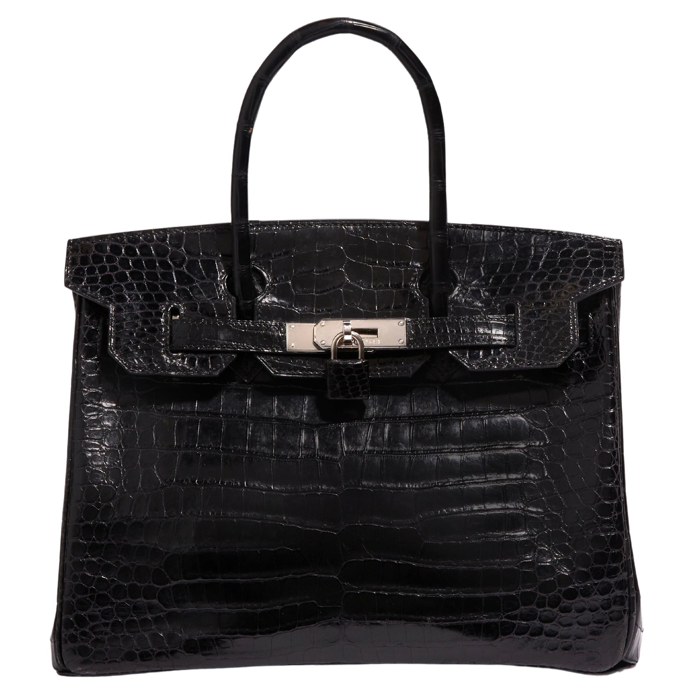 Hermès 30cm Crocodile Birkin Bag With PHW