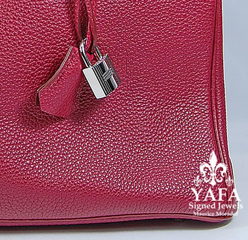 Hermès - Sac Birkin rouge 30 cm Pour femmes en vente