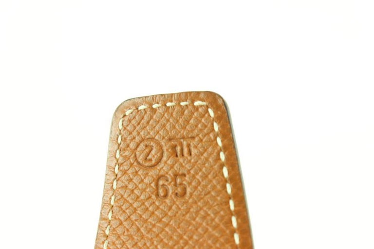 Hermès 32mm Black x Brown Reversible H Logo Belt Kit 93h719s  display picture 1