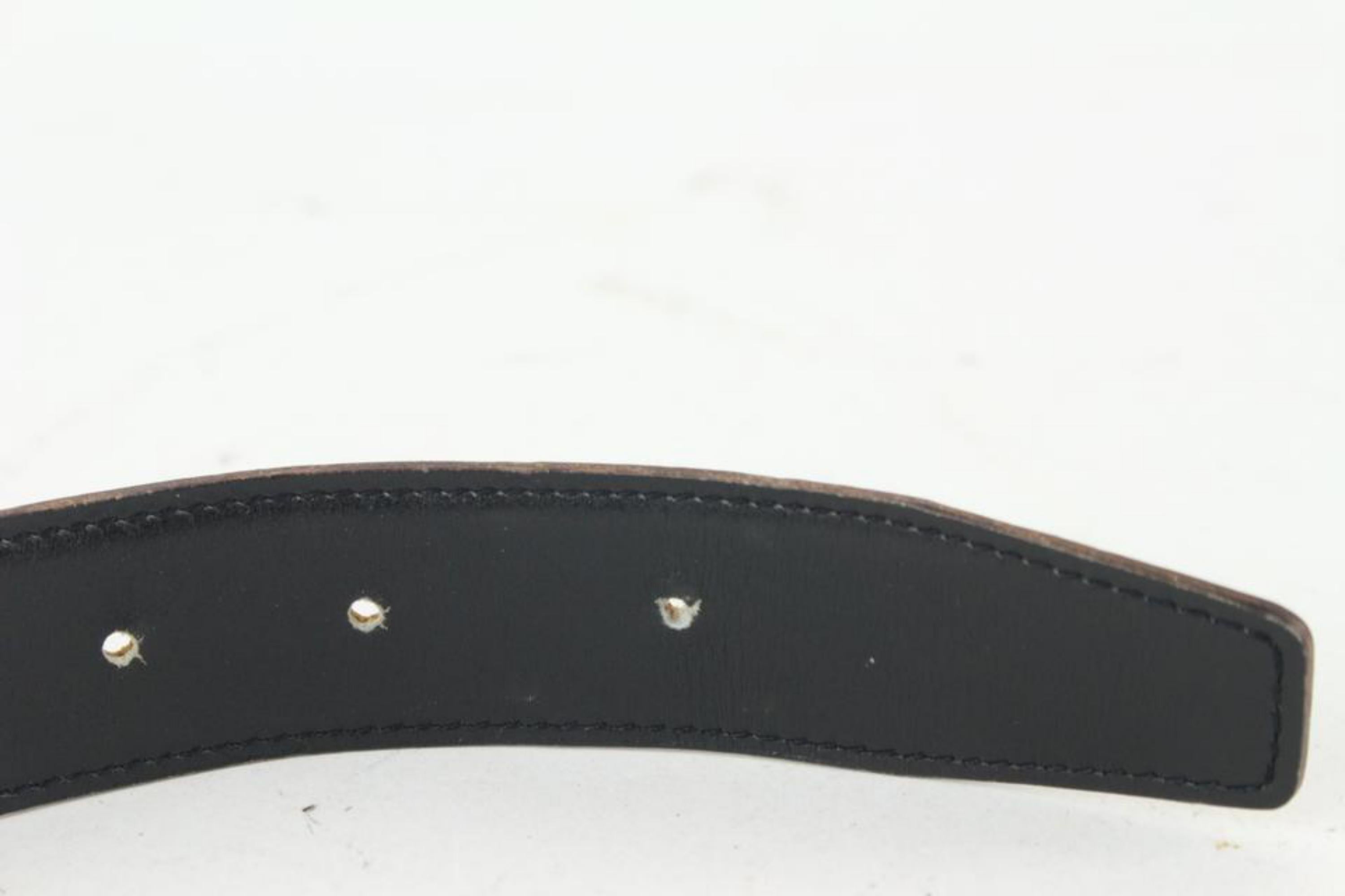 Hermès 32mm Reversible H Logo Belt Kit Black x Brown x Silver 105h3 For Sale 3
