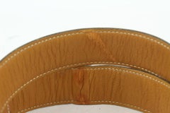 Hermès 32mm Reversible H Logo Belt Kit Brown x Gold 1H124