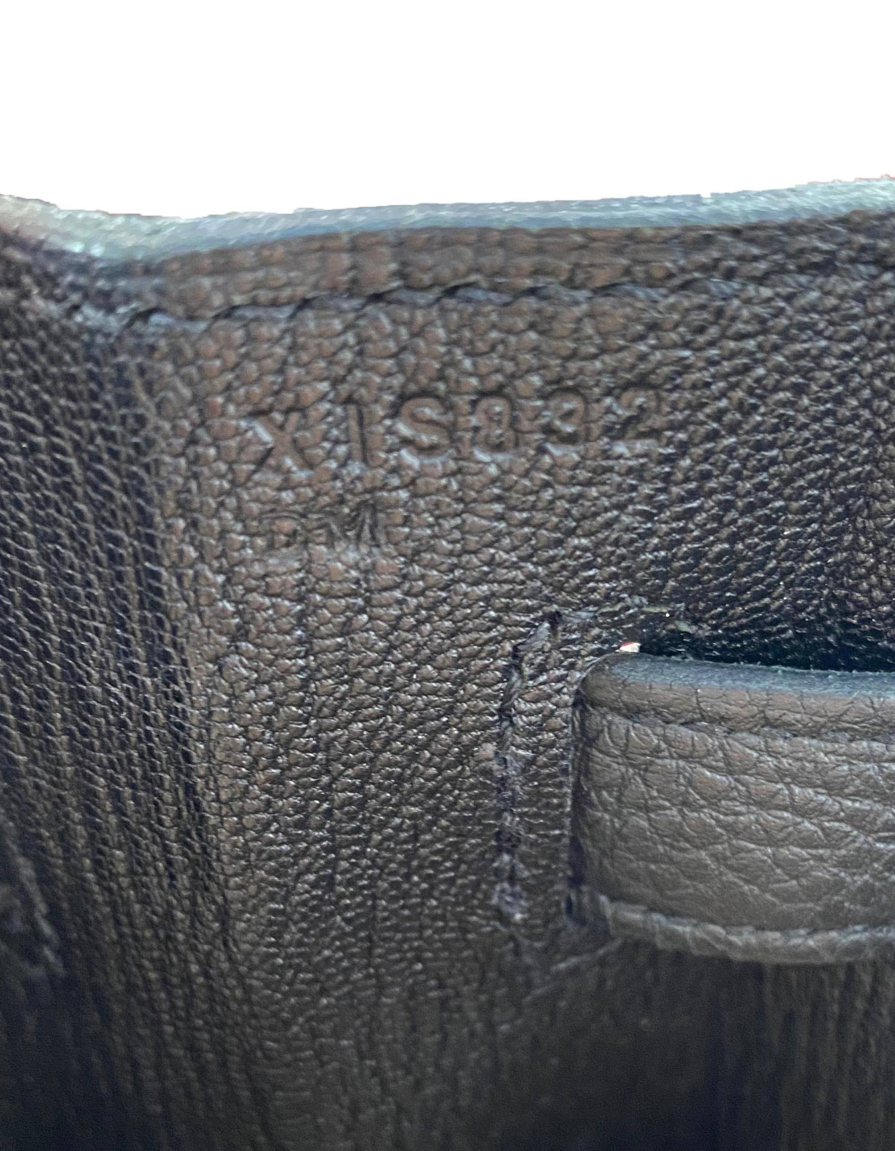 Hermes 35cm Black Togo Leather Kelly Bag w/ Palladium Hardware BOX/DUST BAG 5