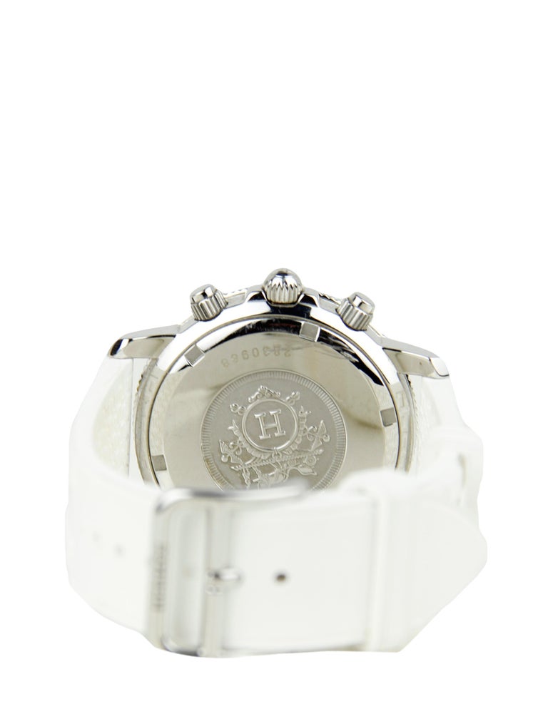 Authentic HERMES 36mm Clipper Divers Chrono Watch With Diamonds. Hermes | Accessories | Authentic Hermes 36mm Clipper Divers  main image 4