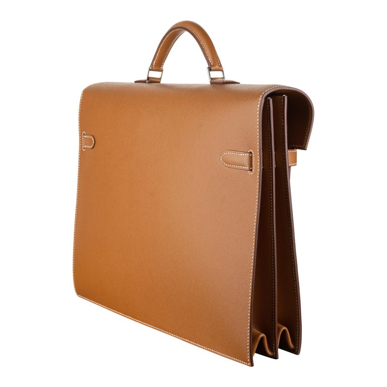 Hermès Gold Epsom Kelly Depeches 36 Briefcase, 2016 Available For