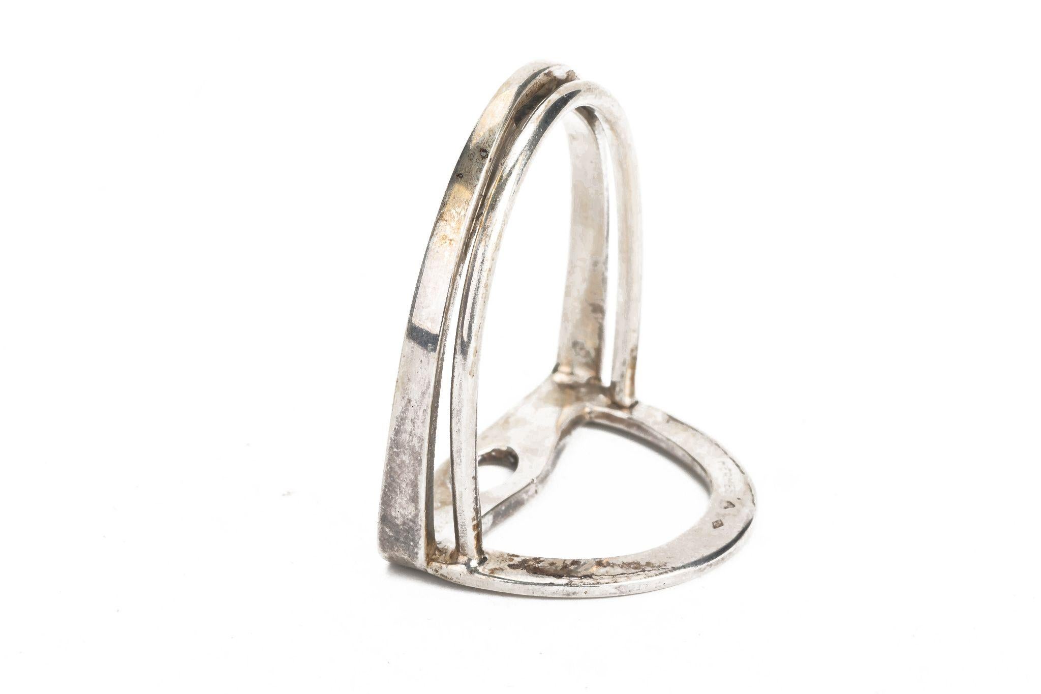 Hermès 4 Sterling Silber Tischaufsteller 1