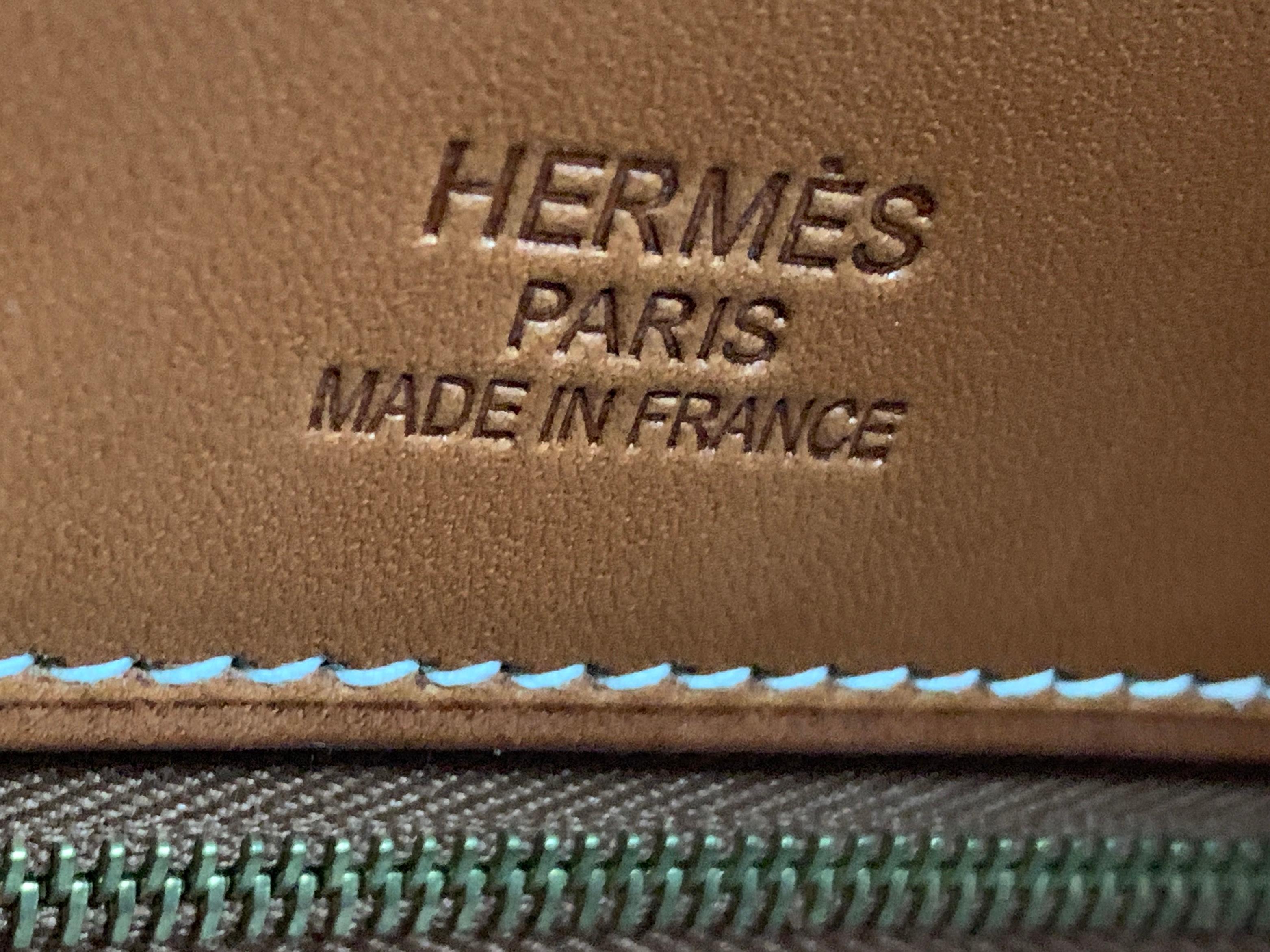 HERMES 40cm Barenia Leather Birkin Bag In Excellent Condition In New York, NY