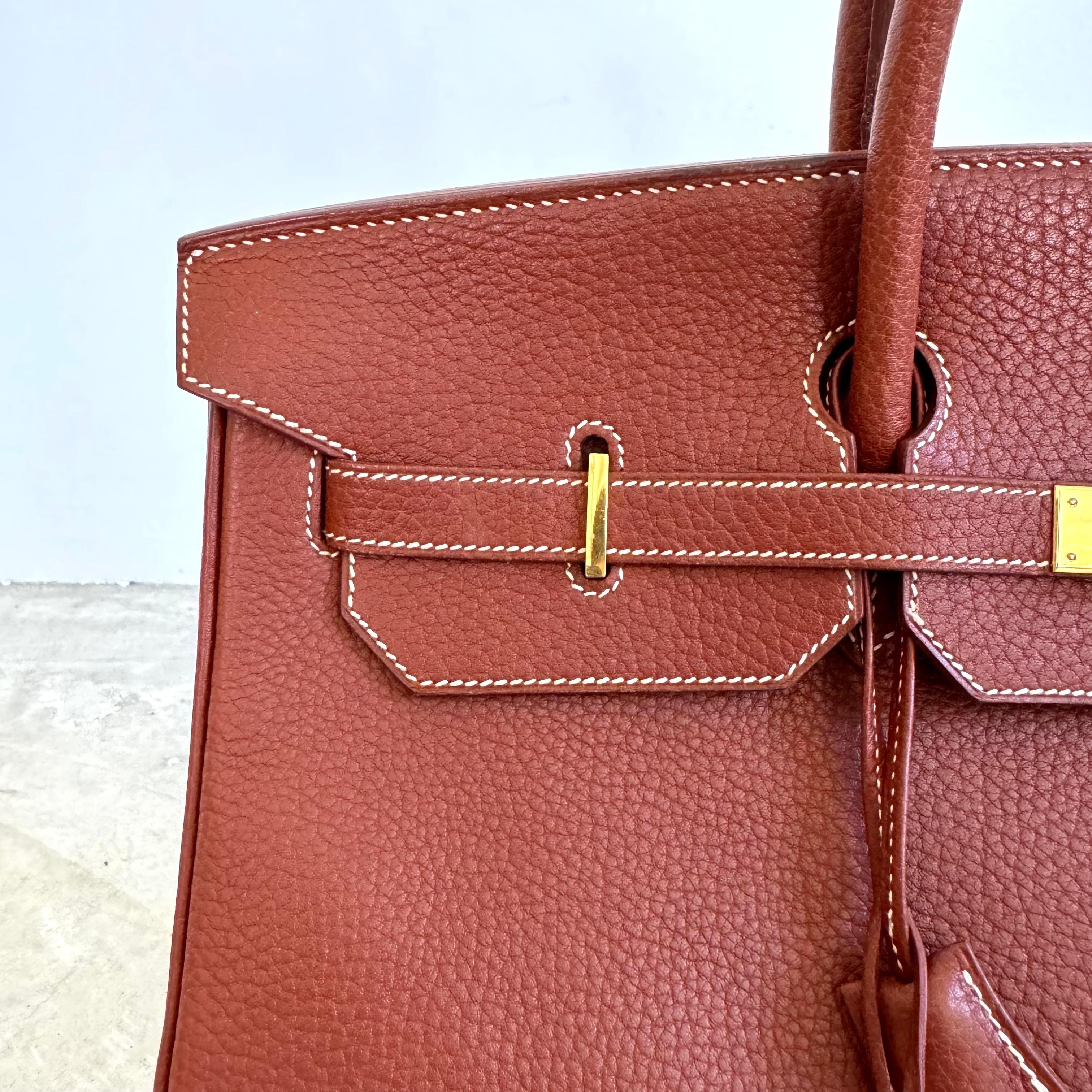 Marron Hermes Birkin 40cm