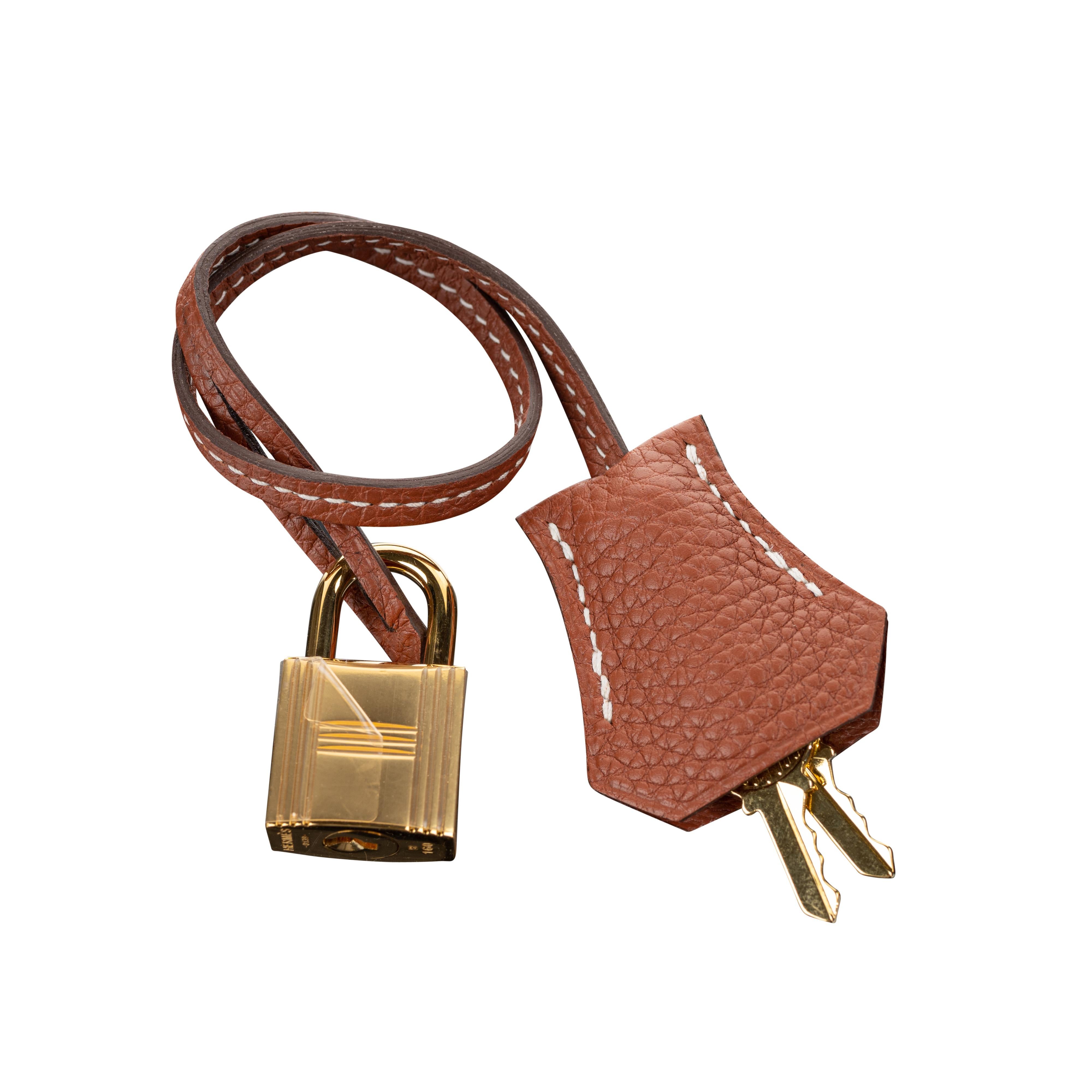 Hermès 40cm Birkin Sienne Togo Gold Hardware 2019 In New Condition In Santa Rosa Beach, FL