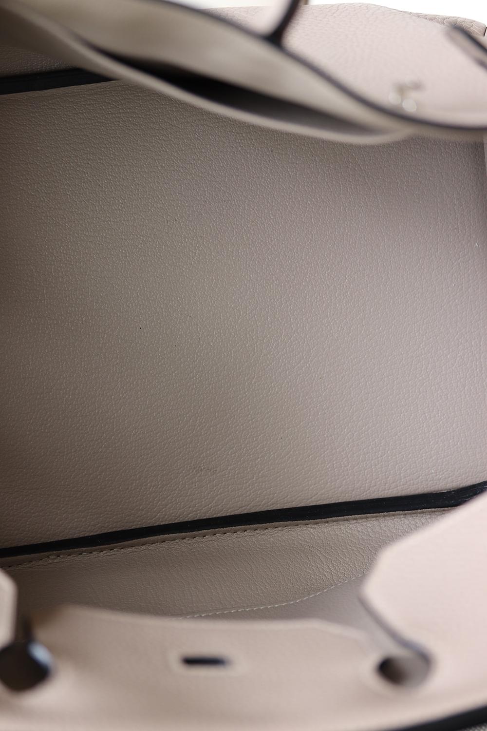 Hermès 40cm Clemence Palladium H/W Birkin Bag For Sale 6