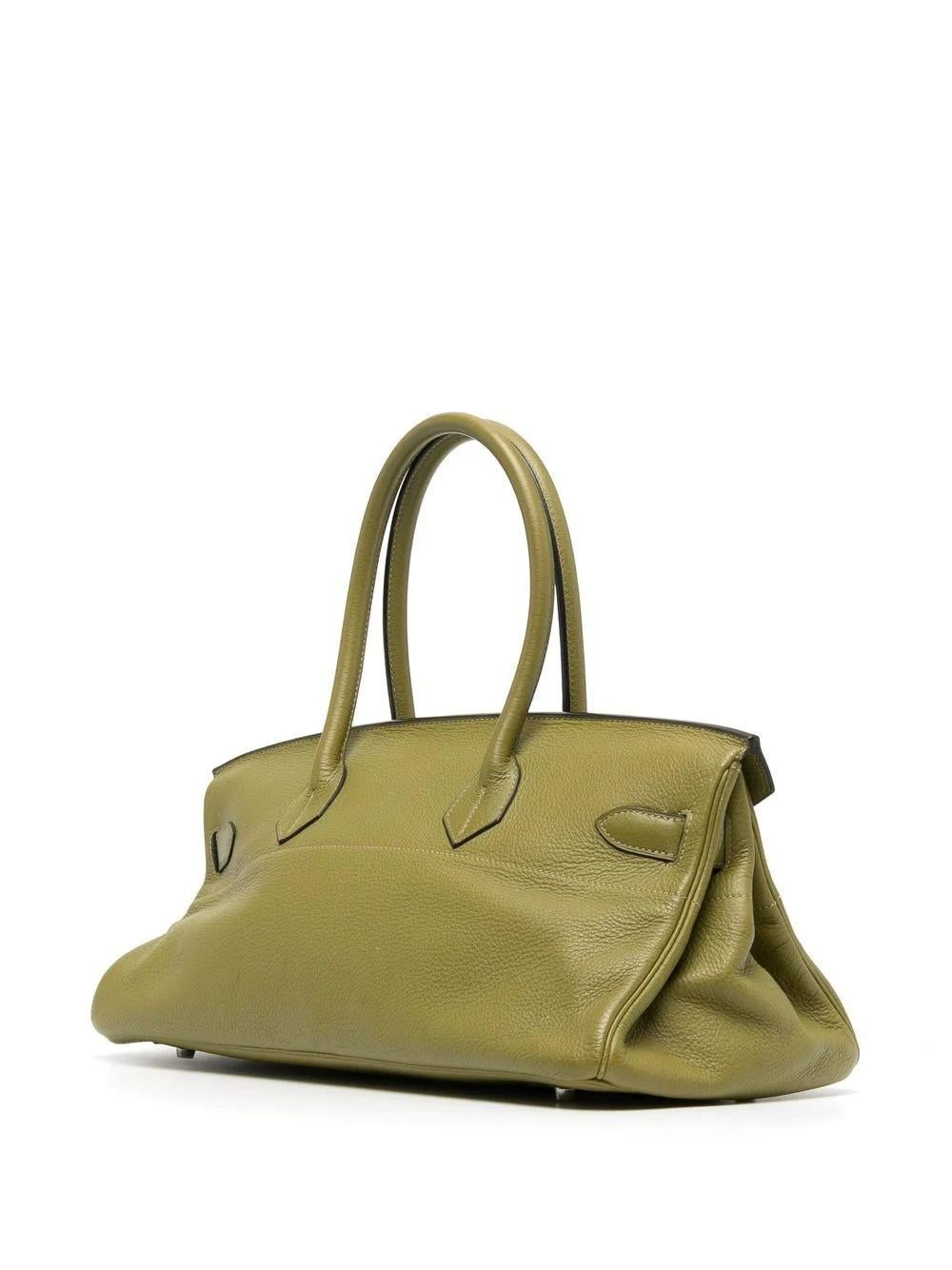 Women's Hermès 42cm Clemence Leather JPG Shoulder Birkin Bag With Palladium Hardware